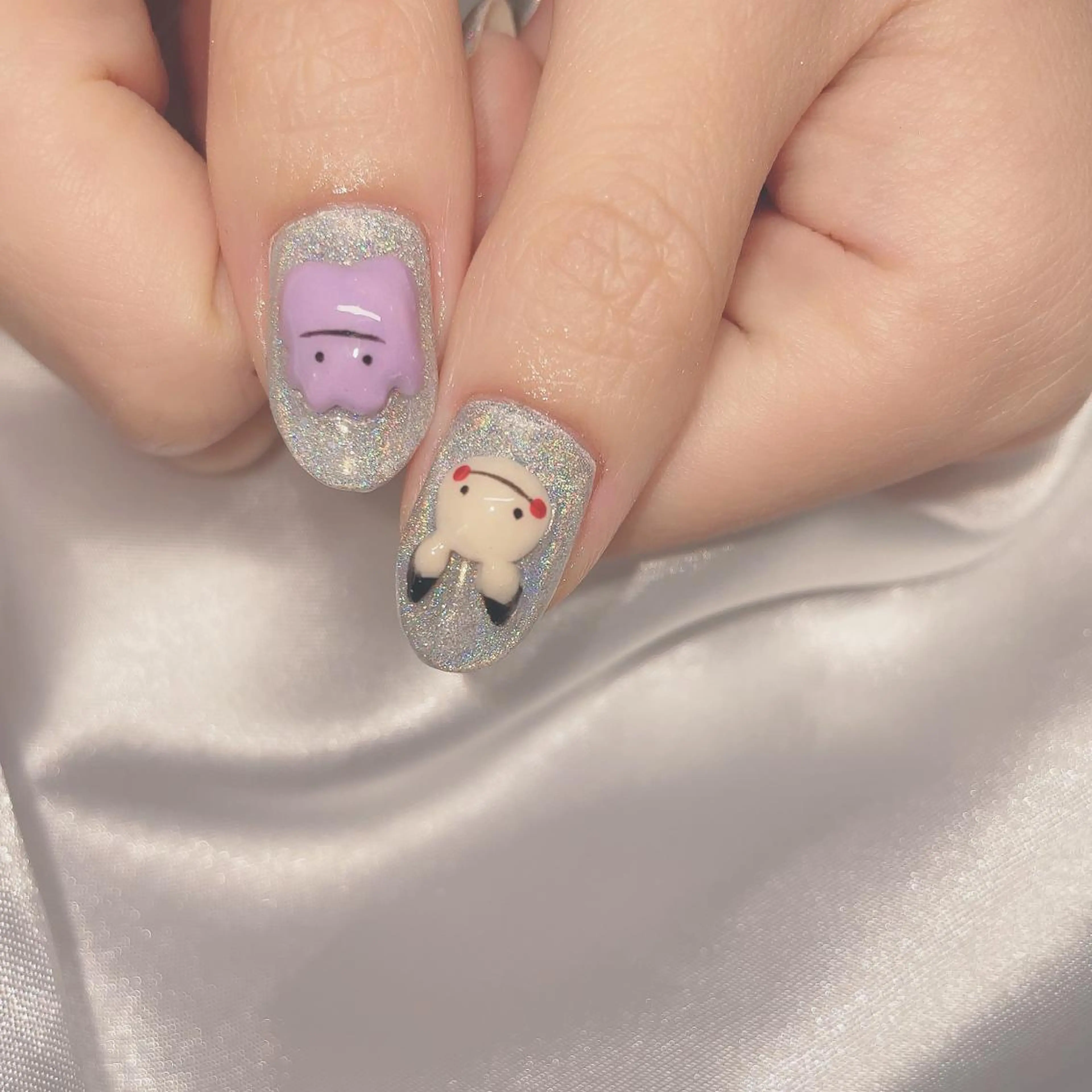 ミディアム ネイル ⛓Miyu ⛓のネイルデザイン