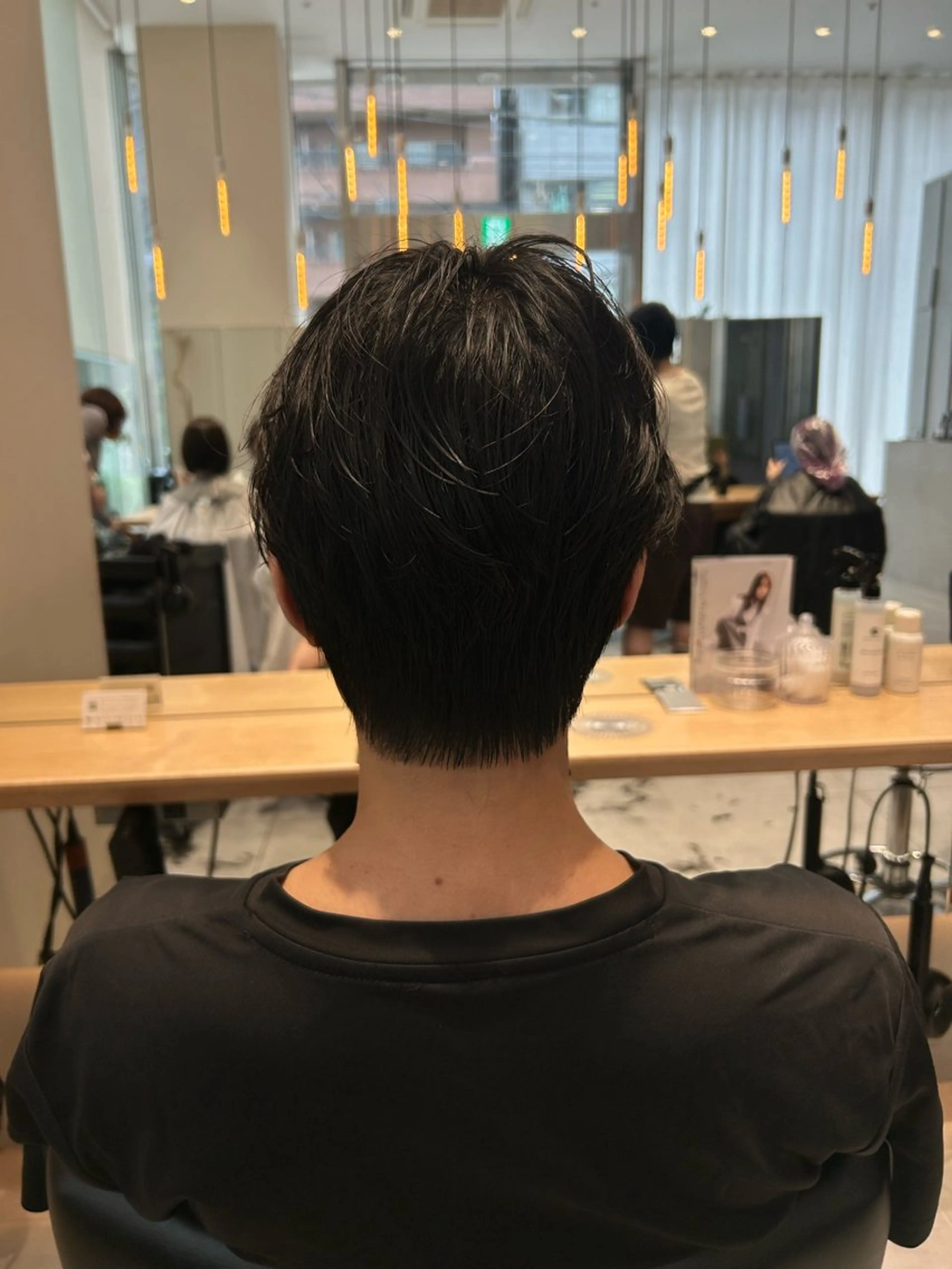 ショート メンズ メンズパーマ yoko/レイヤー /小顔ボブ／メンズのヘアスタイル