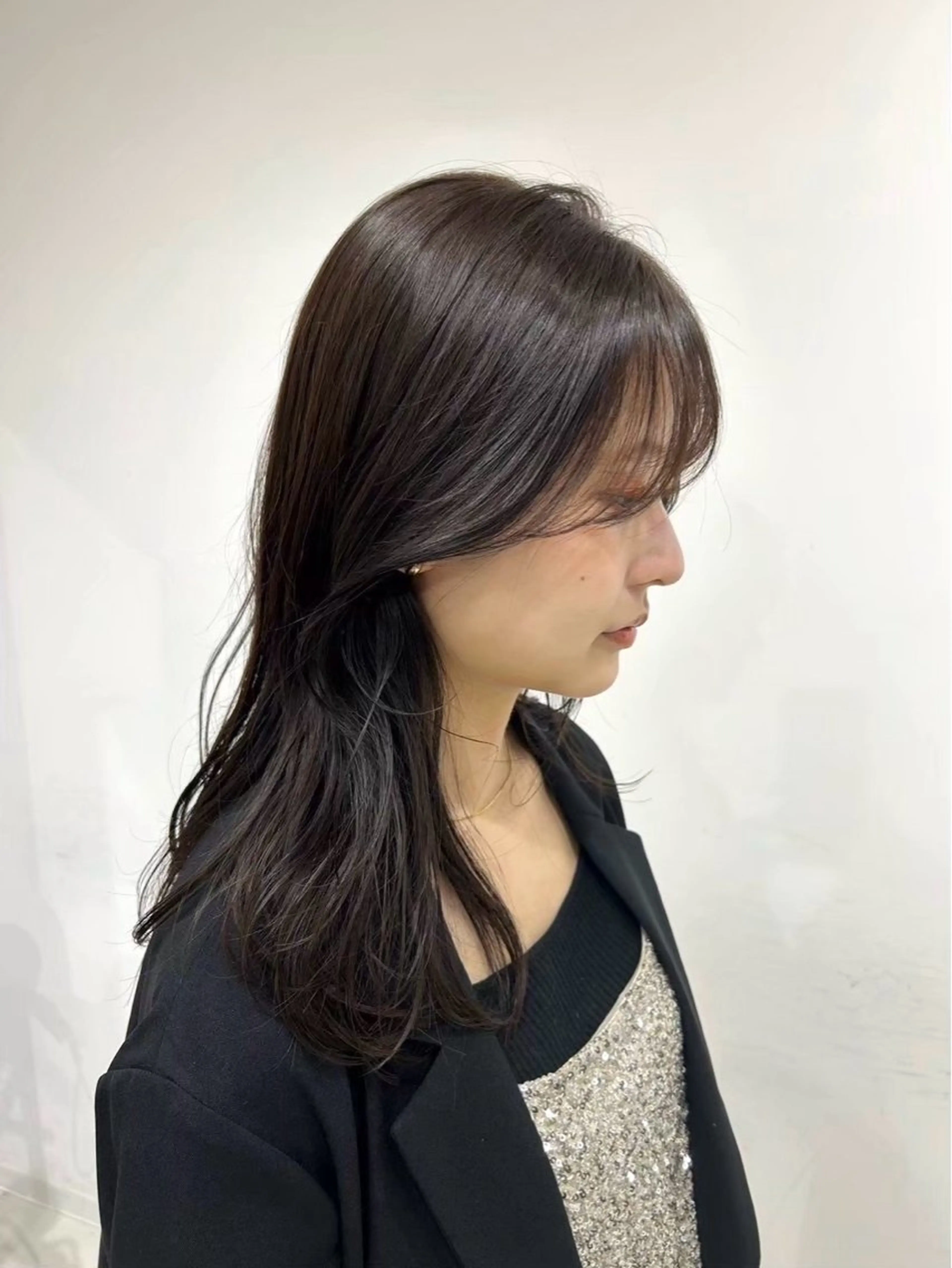 セミロング カット 🫧透明感カラー/ 青山瑞季🫧のヘアスタイル