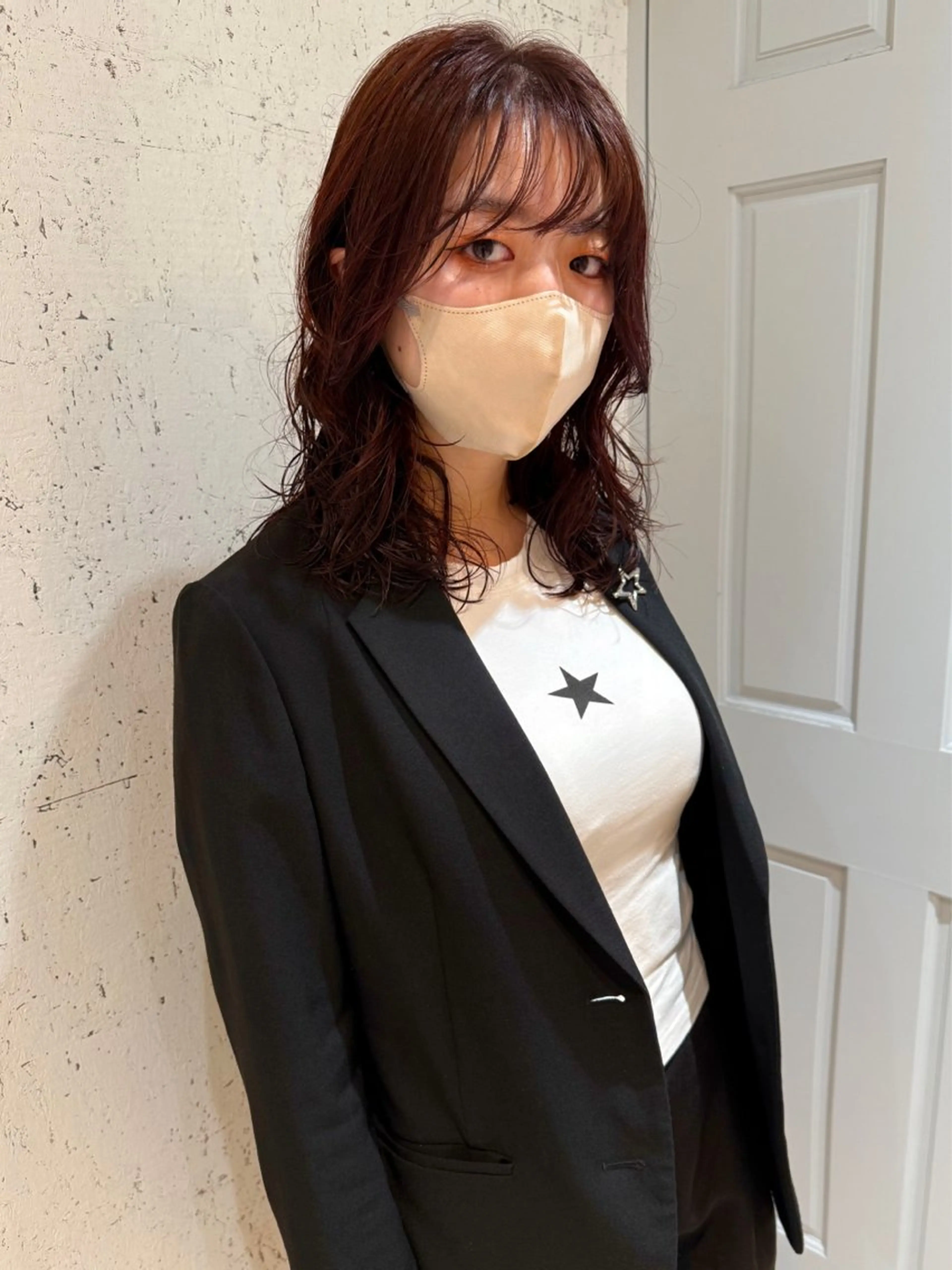 セミロング カラー パーマ カット ヘアカラー パーマ トリートメント mai / linoah˚✧のヘアスタイル