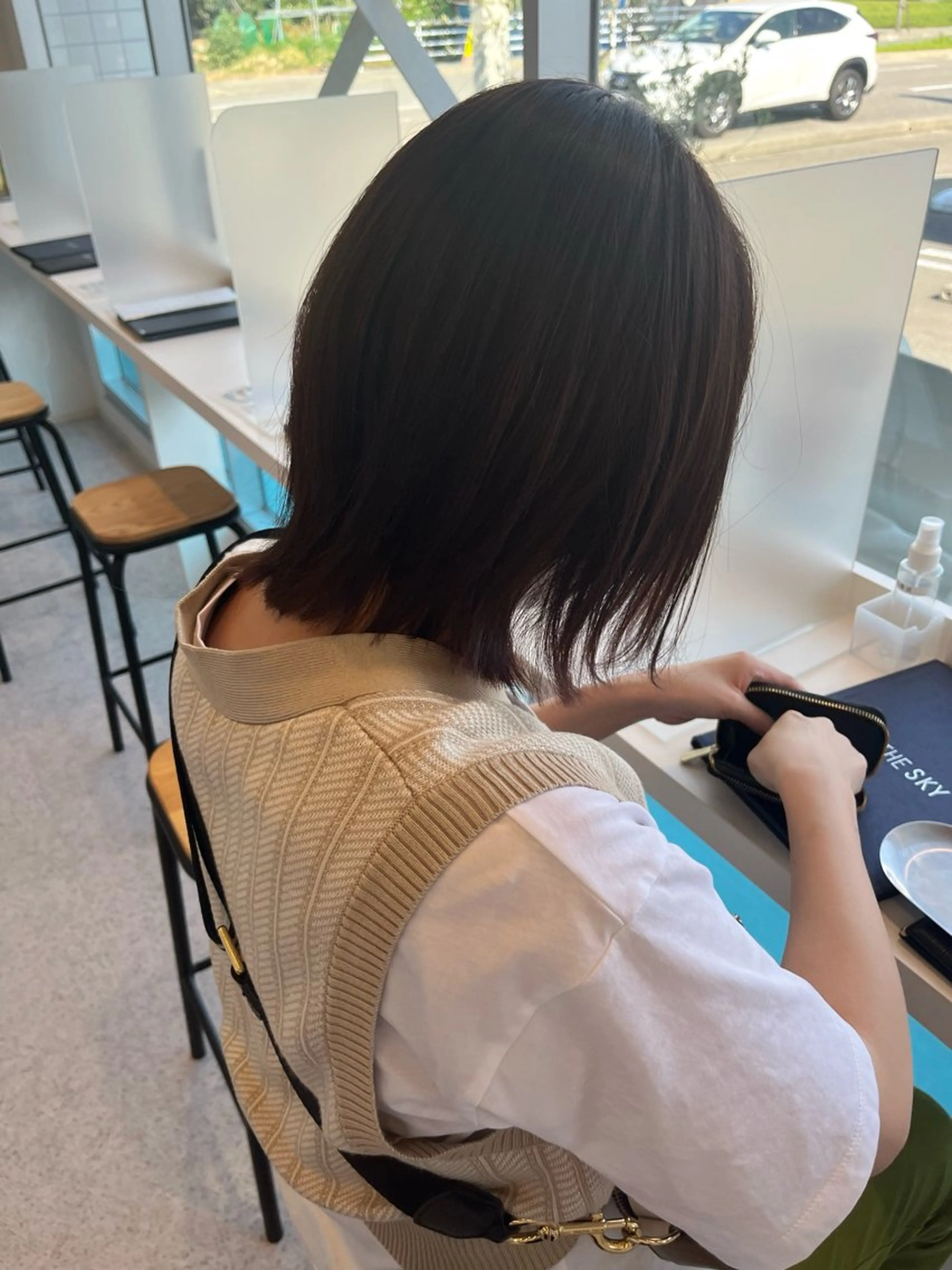 カット＋カラー＋最高級クオライン縮毛矯正＋トリートメントの写真