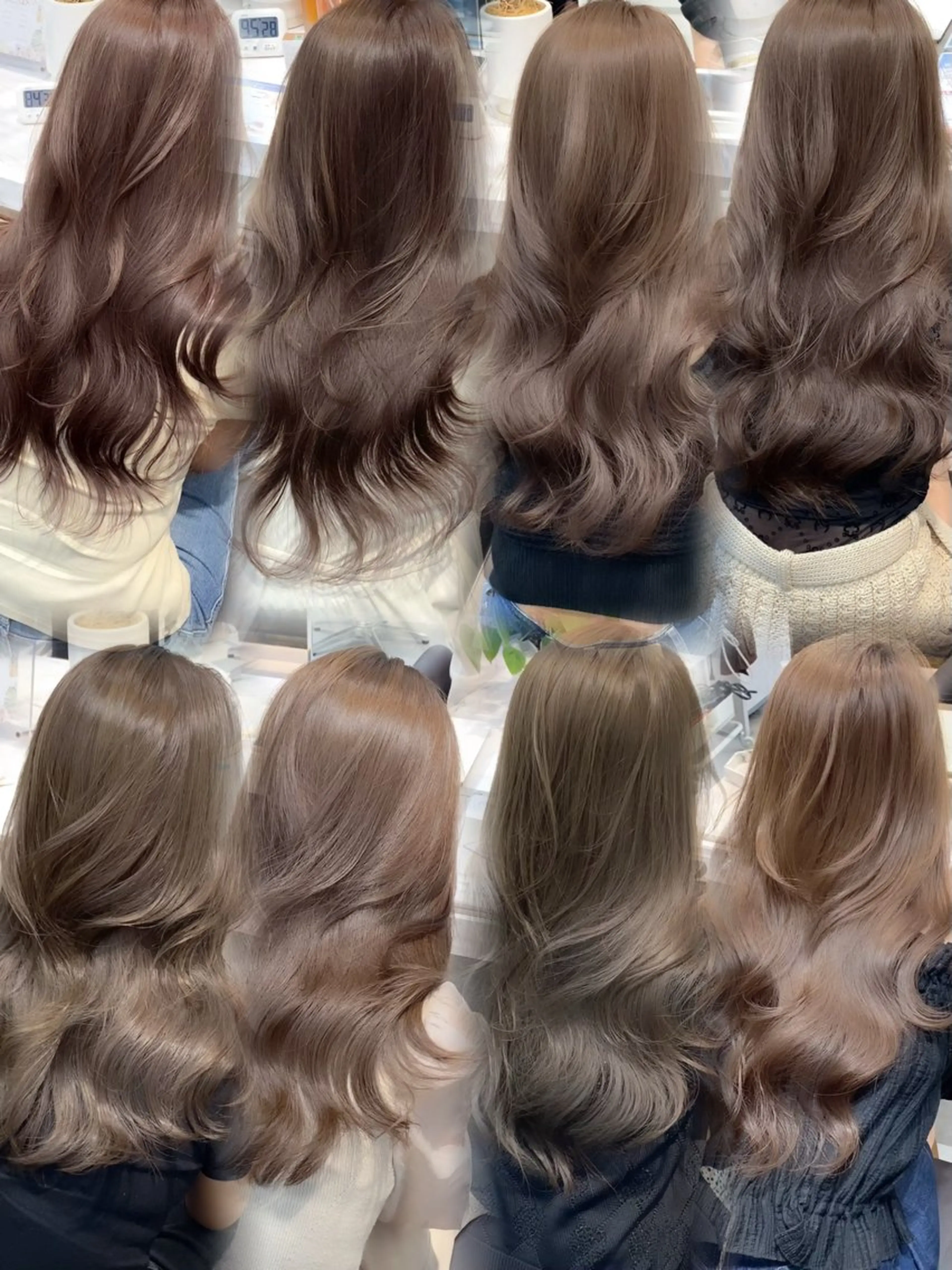 ロング レイヤーカット 小顔カット カット ヘアカラー トリートメント 🌙レイヤー/透明感 髪質改善/宮田💫のヘアスタイル