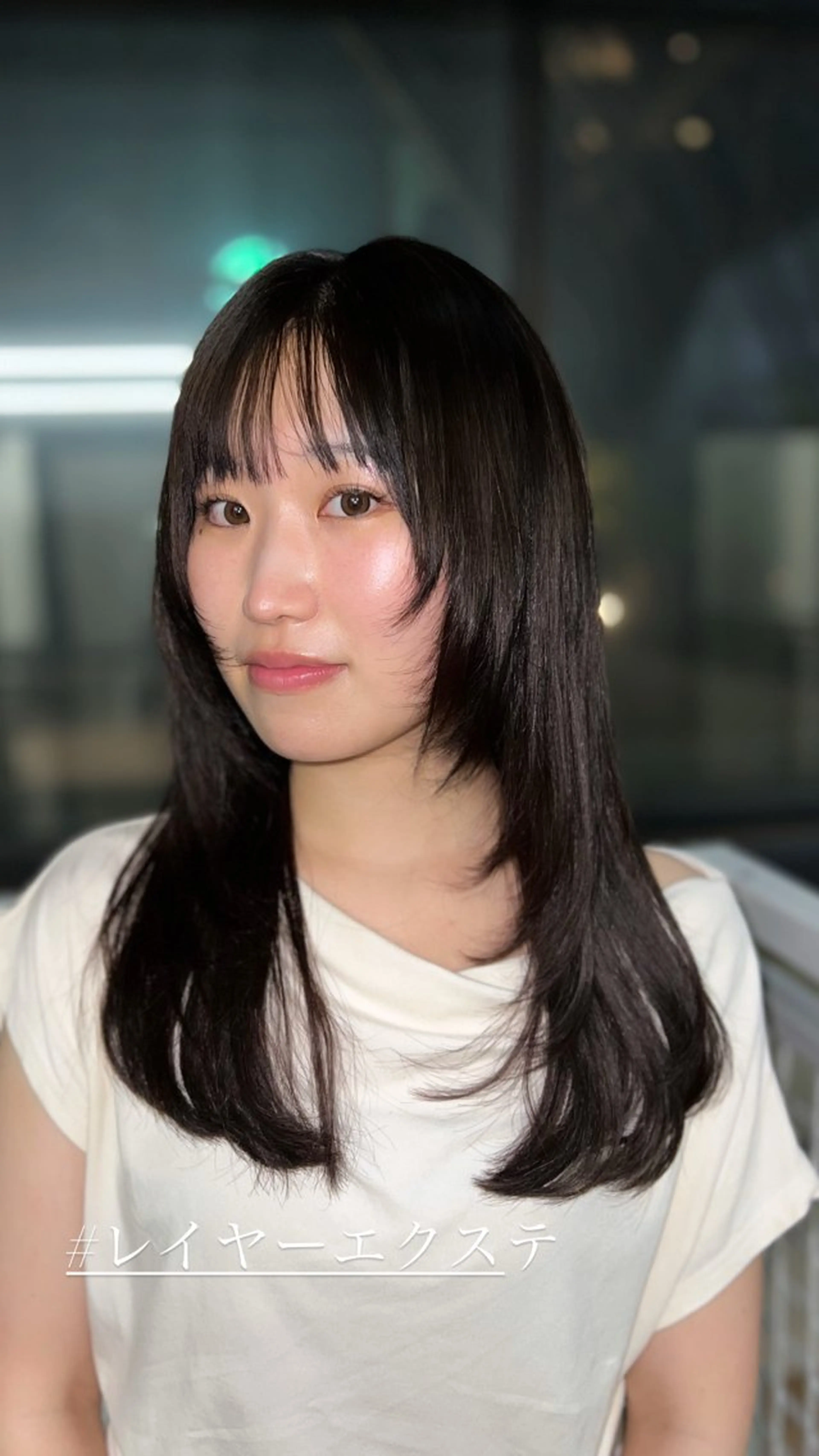 セミロング 艶髪／シールエクステ 🌻ノゾミ🌻のヘアスタイル