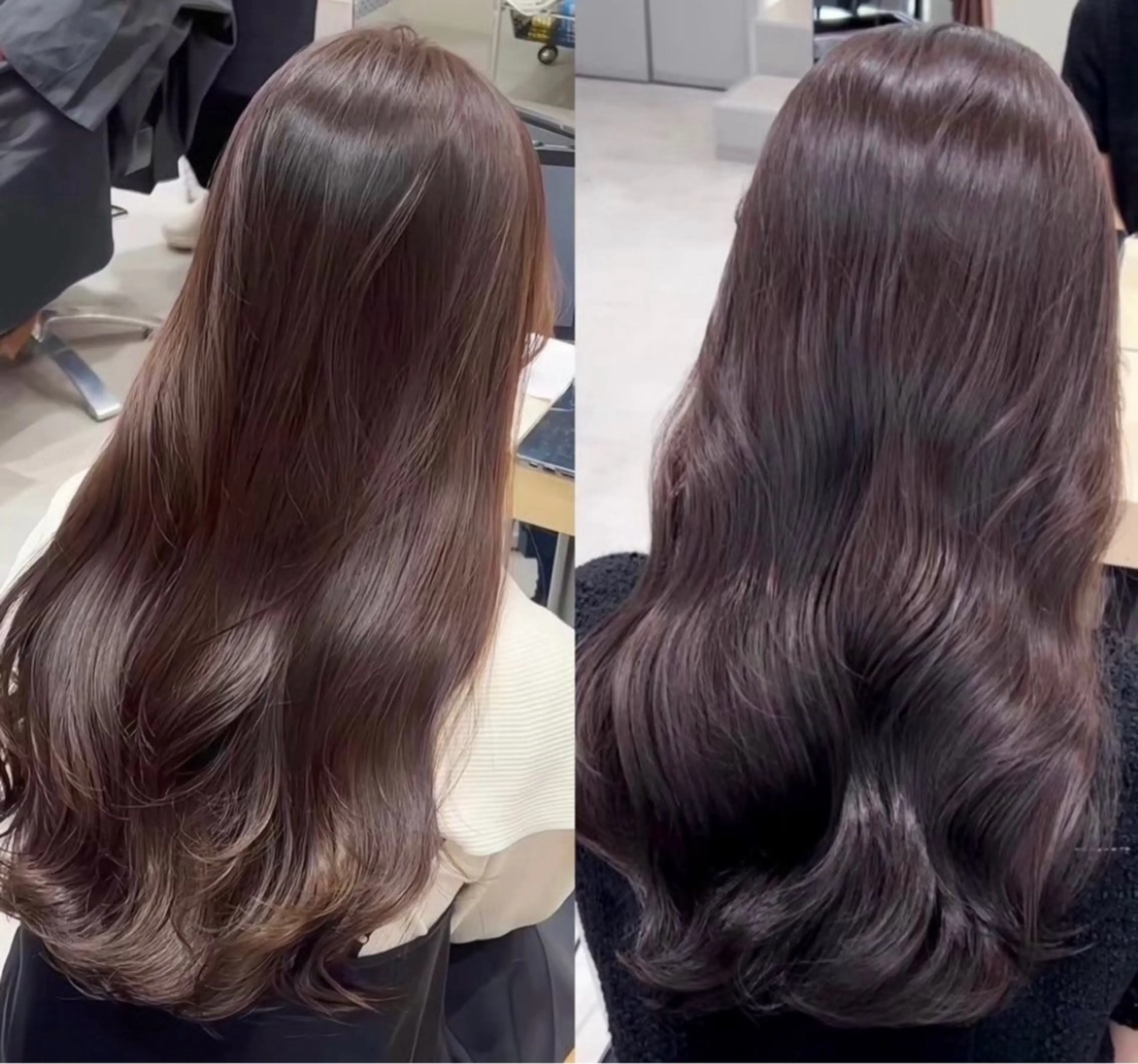 ロング カット ヘアカラー ♡透明感/艶カラー/ M a I ♡のヘアスタイル