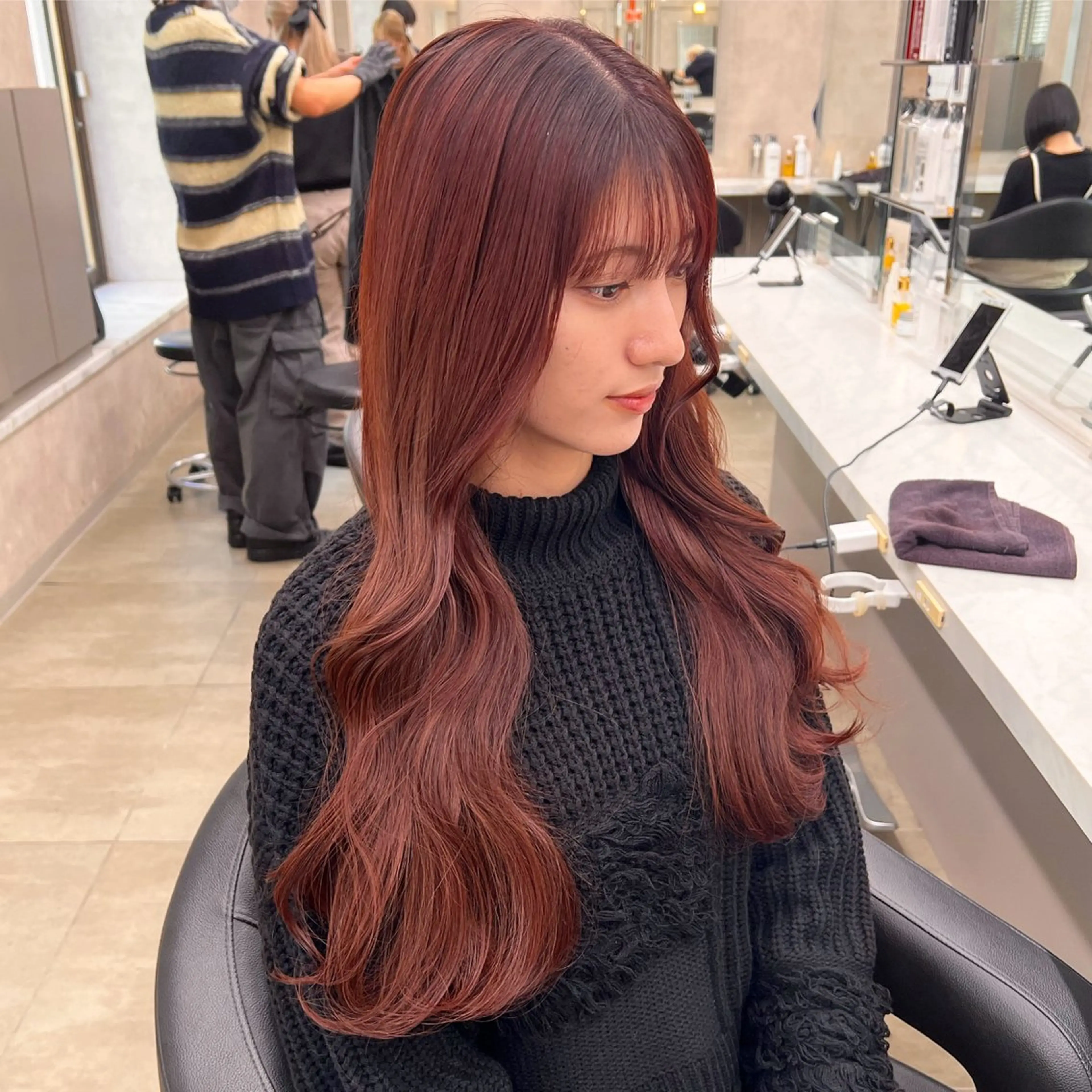 ロング 💖札幌カラー 指名No.1💖玲奈のヘアスタイル