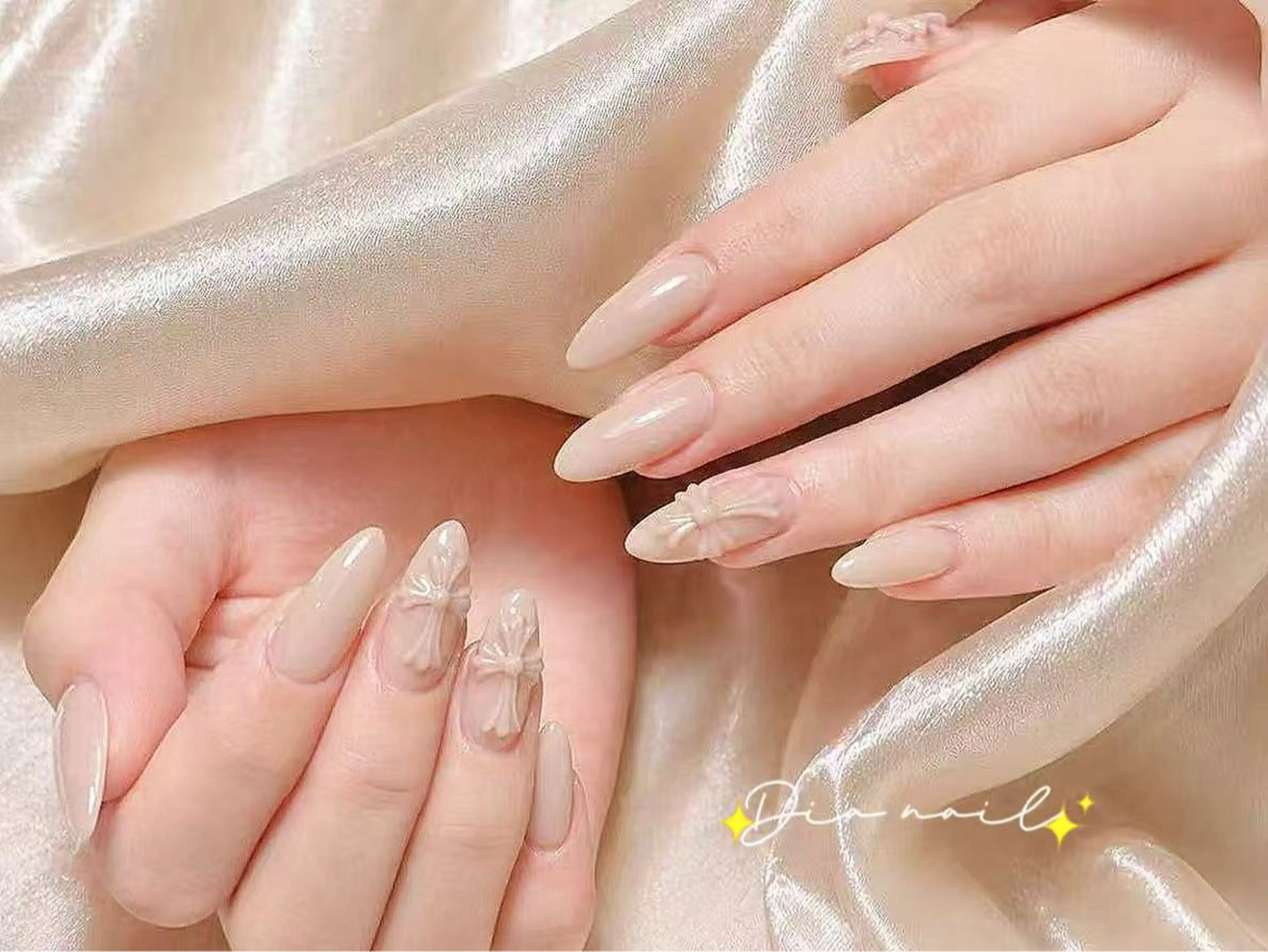 ネイル チークネイル ジェルネイル グラデーション マグネットネイル ニュアンスネイル Di'a nail ネイルサロンのネイルデザイン