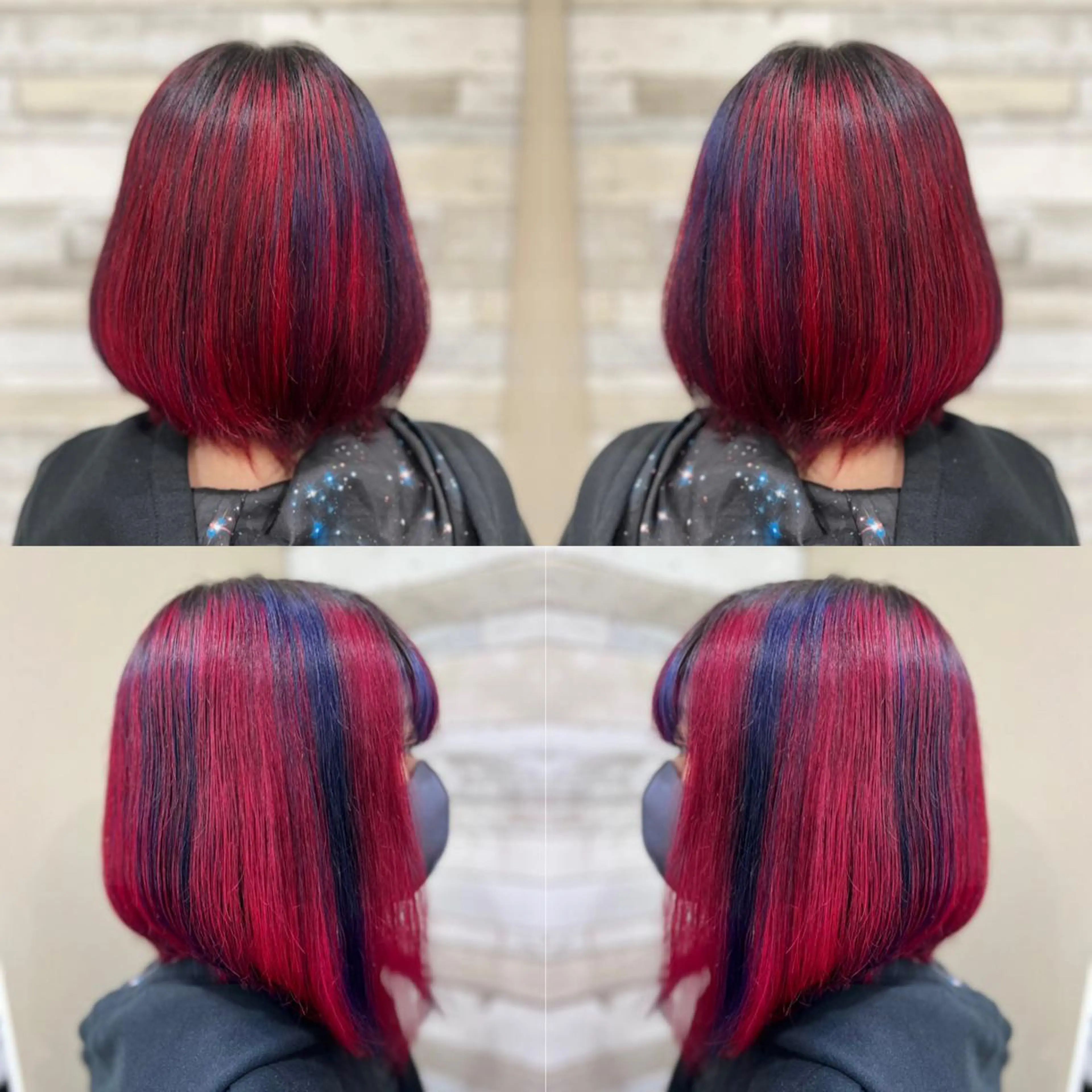 ミディアム カラー ヘアカラー トリートメント 🌈推し色派手髪 ハイトーンShinの眉毛・アイブロウイメージ