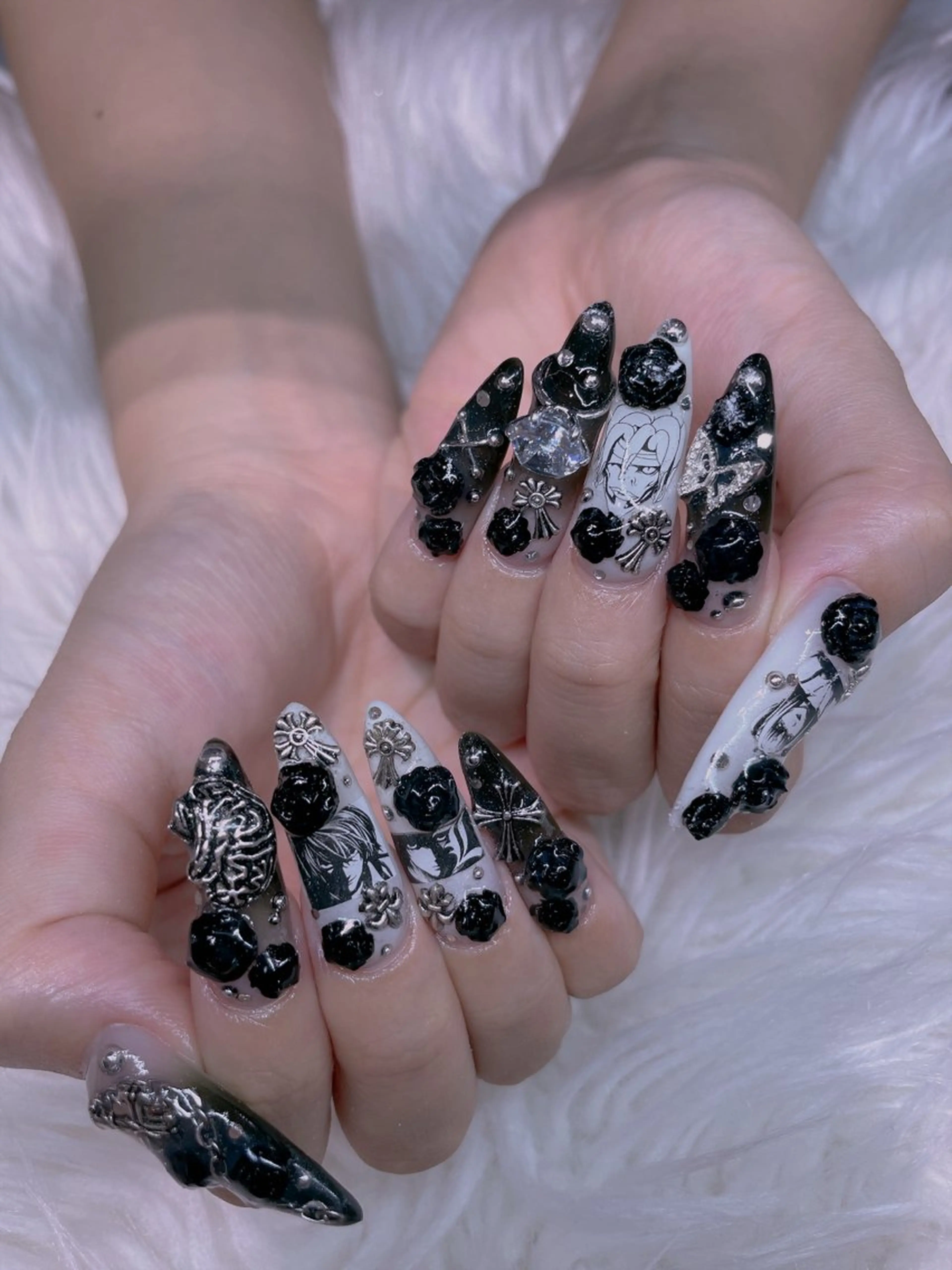 ネイル 持ち込み 長さだし専門店 M2　rikaのネイルデザイン