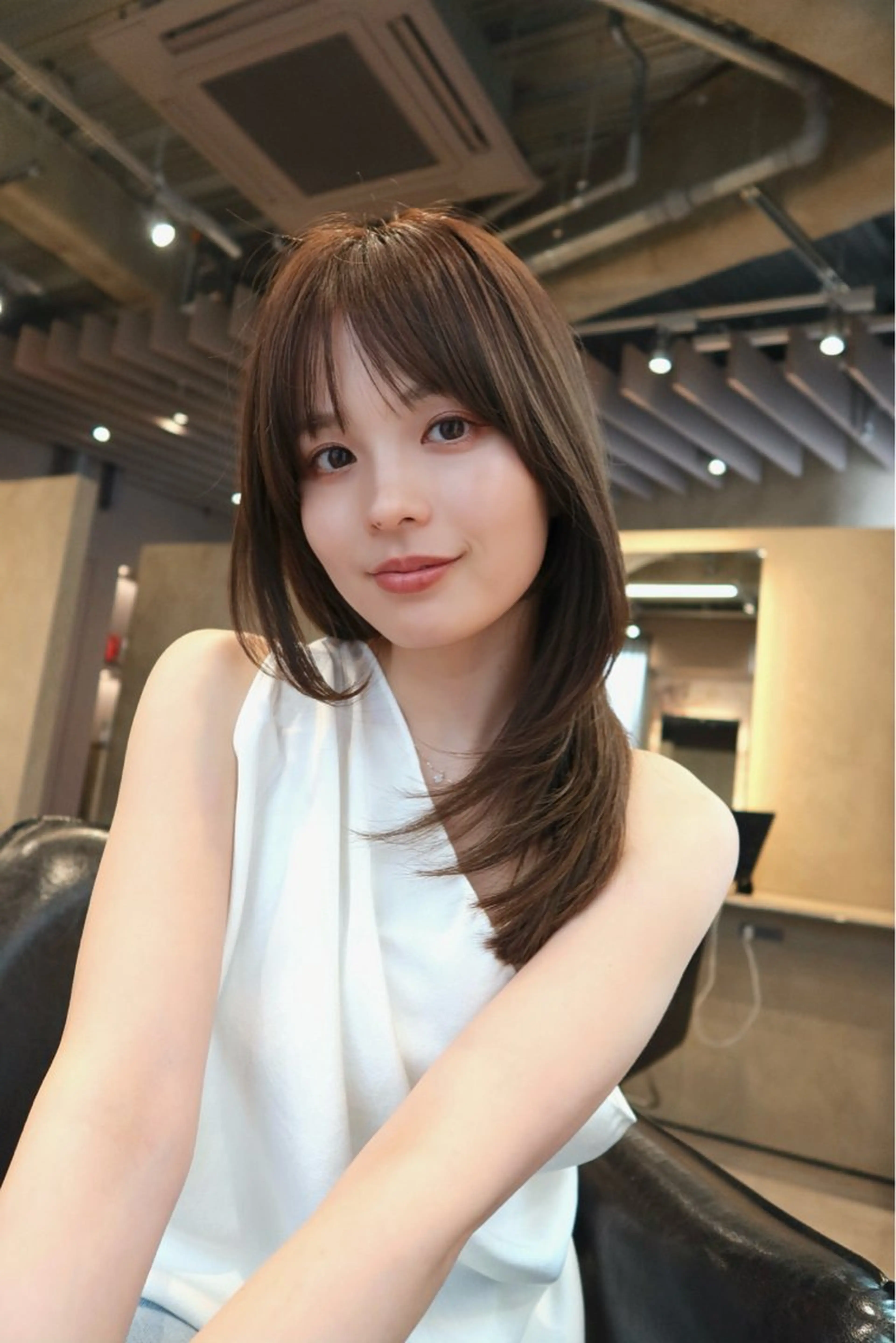 セミロング レイヤーカット 大人レイヤー 🍃外苑前/荒谷進介のヘアスタイル