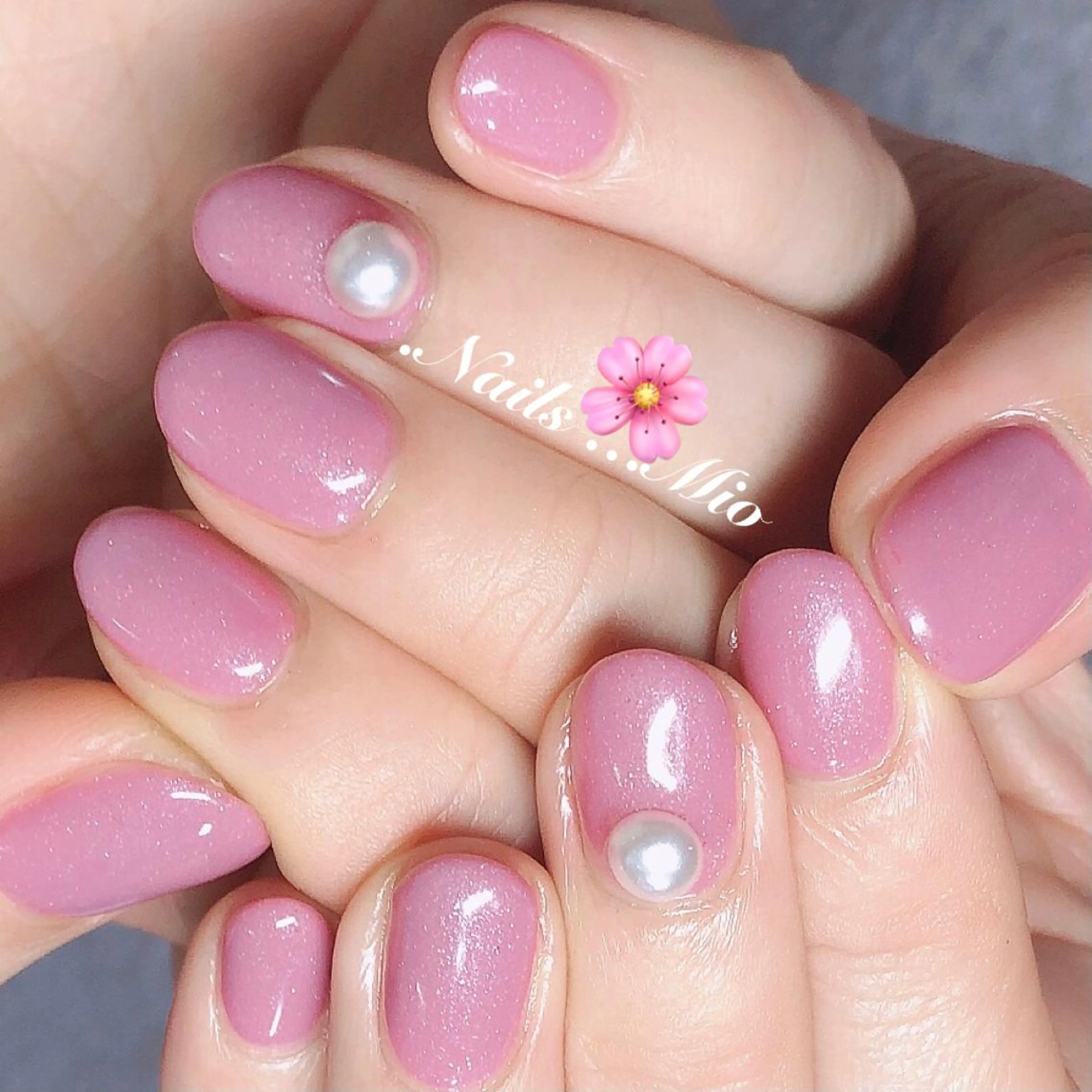 ネイル ワンカラーネイル .Nails Mio 赤羽西ネイルサロンのネイルデザイン