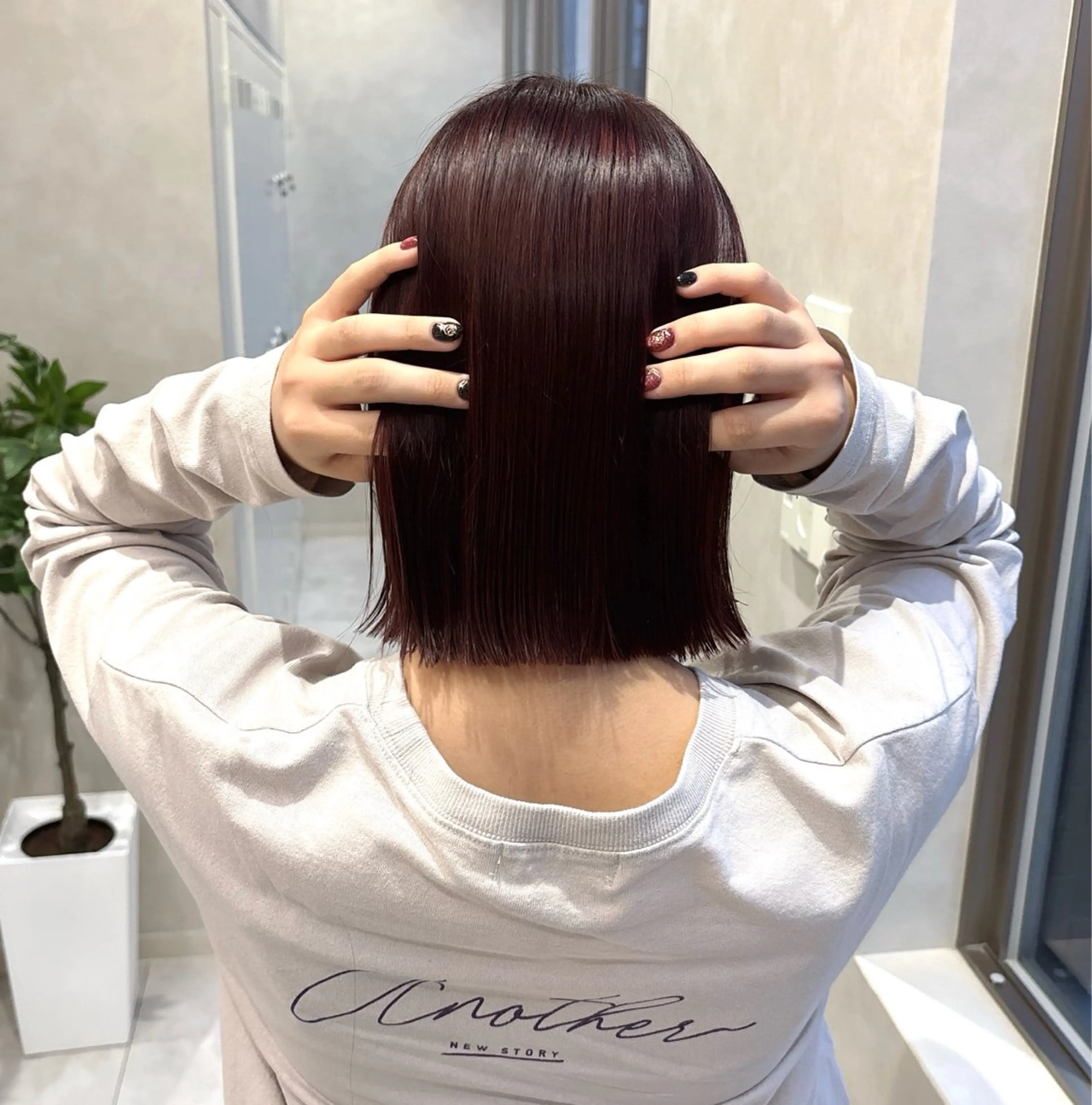 ミディアム カラー ❤️🐩* AKANE*🐩❤️のヘアスタイル