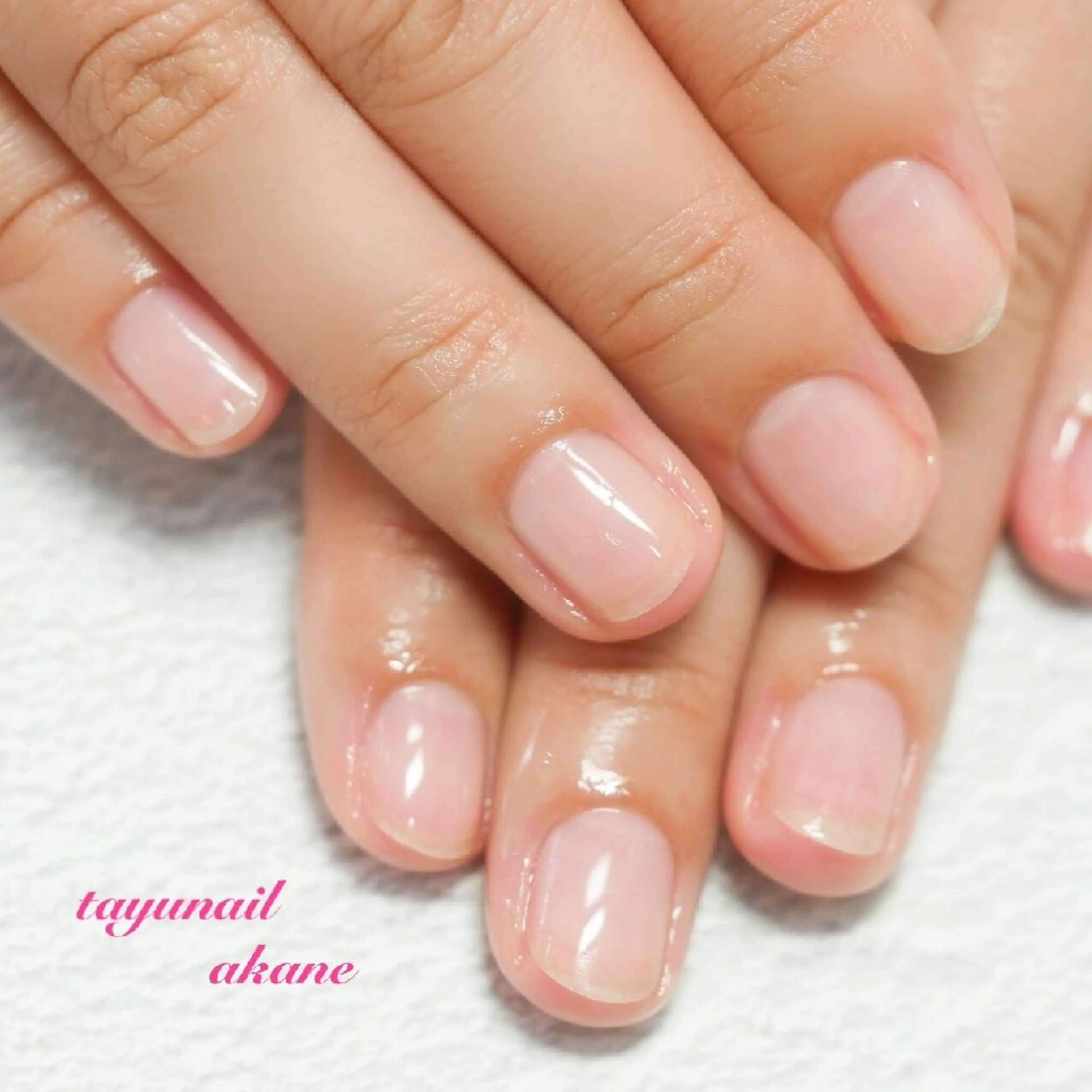 ネイル ブルー ジェルネイル パラジェル ネイルサロン 【たゆnail】のネイルデザイン