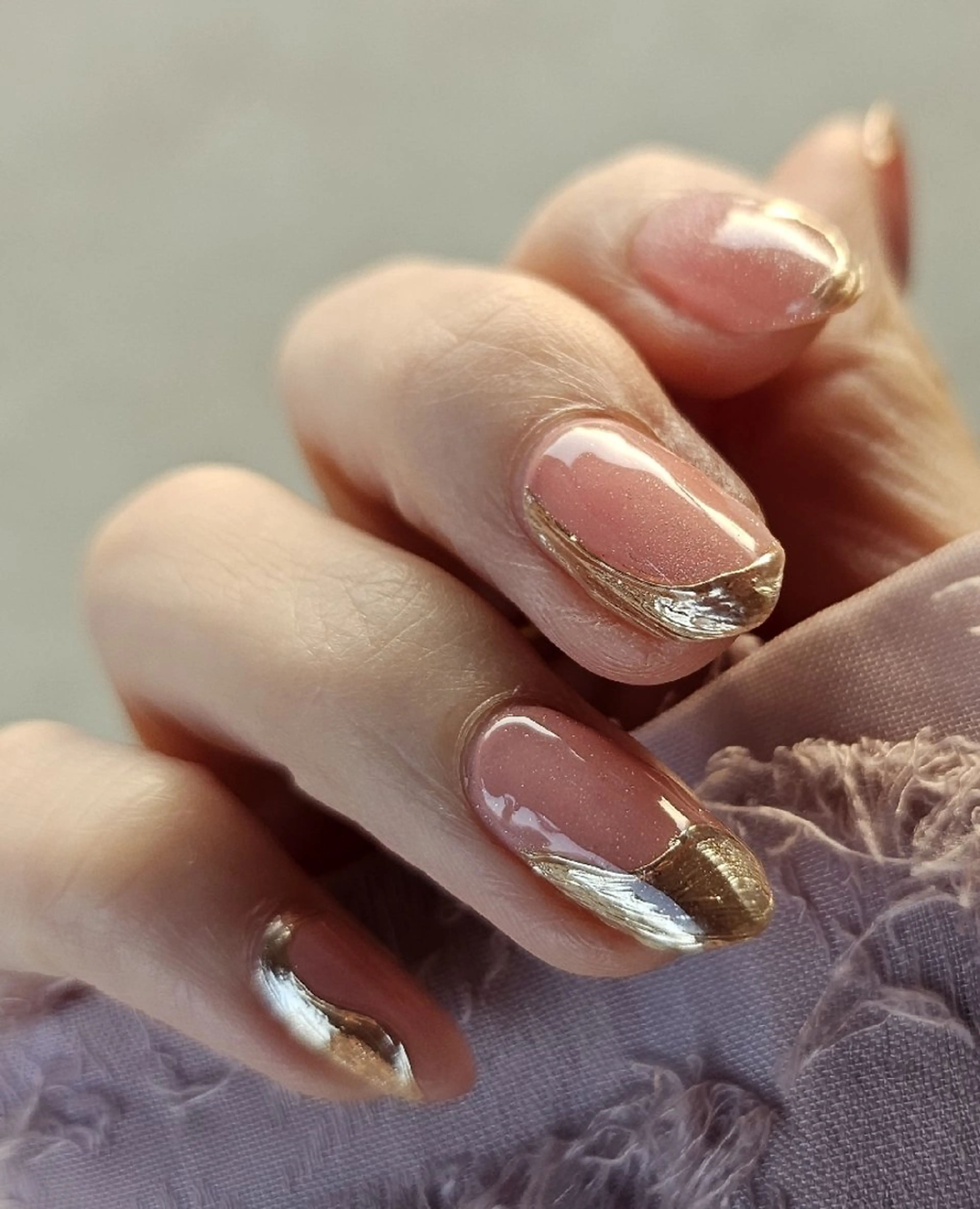 ネイル アートネイル ミラーネイル Bijou. 【junjun.】のネイルデザイン