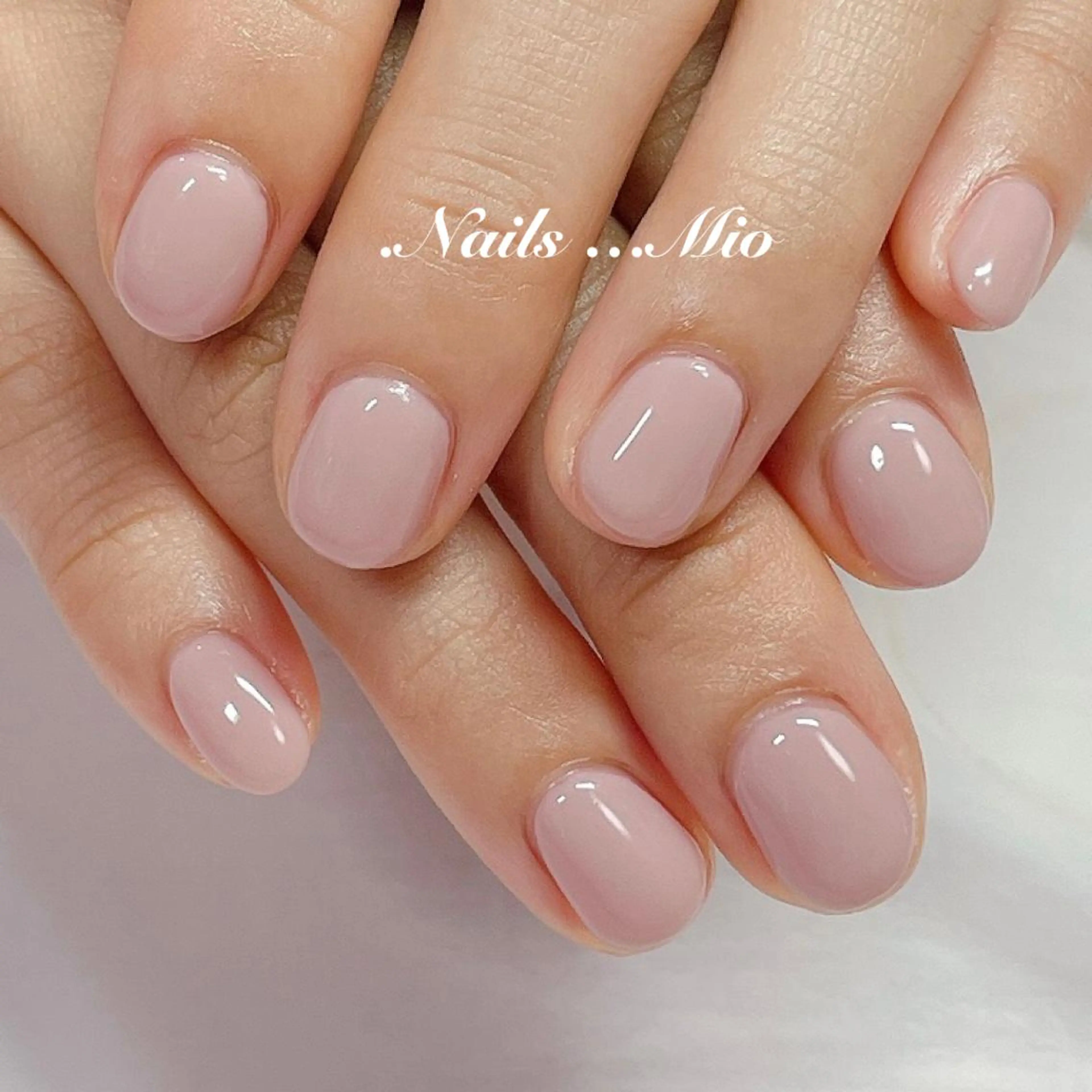 ネイル ワンカラーネイル .Nails Mio 赤羽西ネイルサロンのネイルデザイン