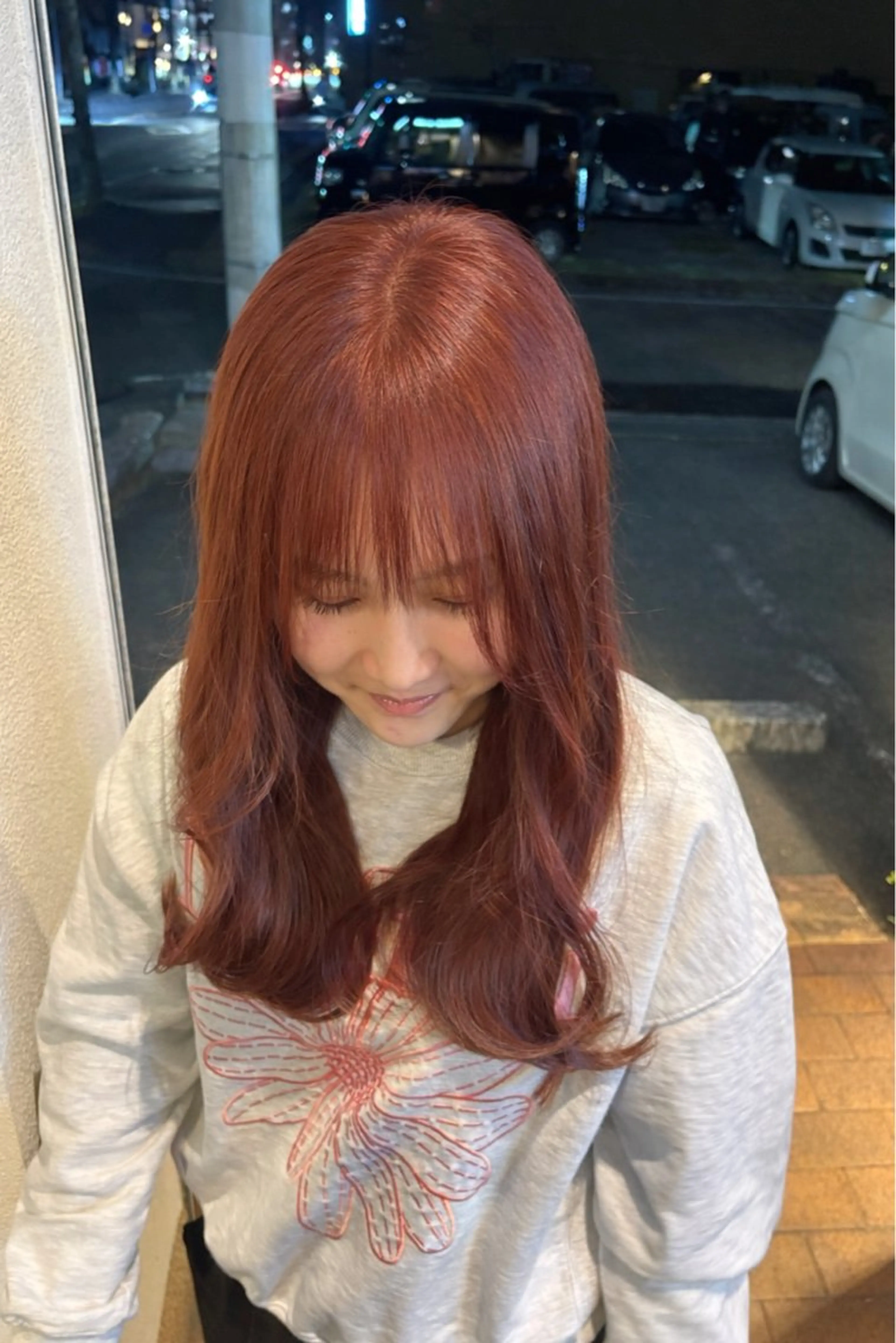 ロング カラー ベージュカラー ピンクカラー ピンクベージュ 浦﨑 笑美里のその他イメージ