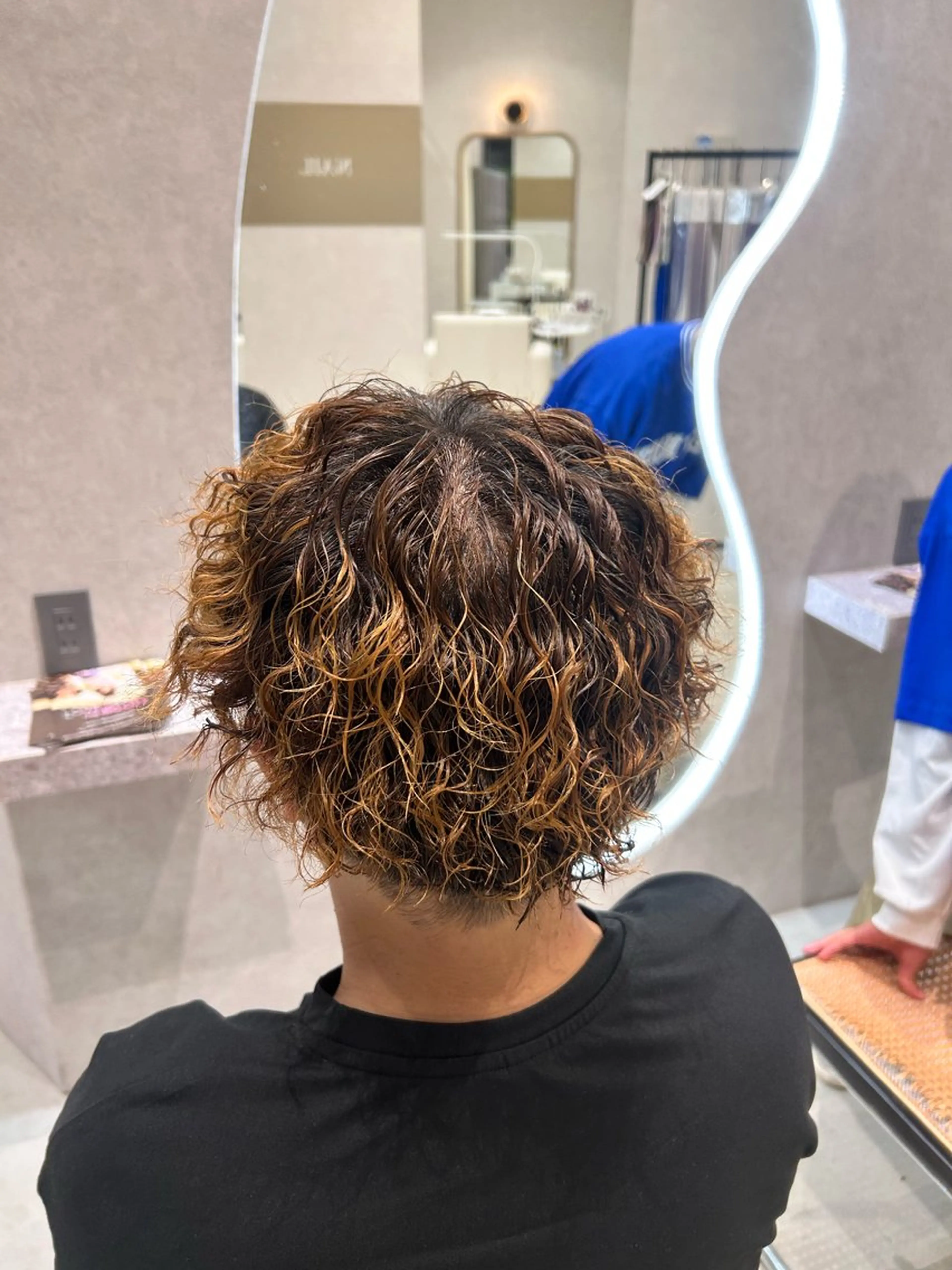 メンズ カット パーマ 馬場 美咲のヘアスタイル