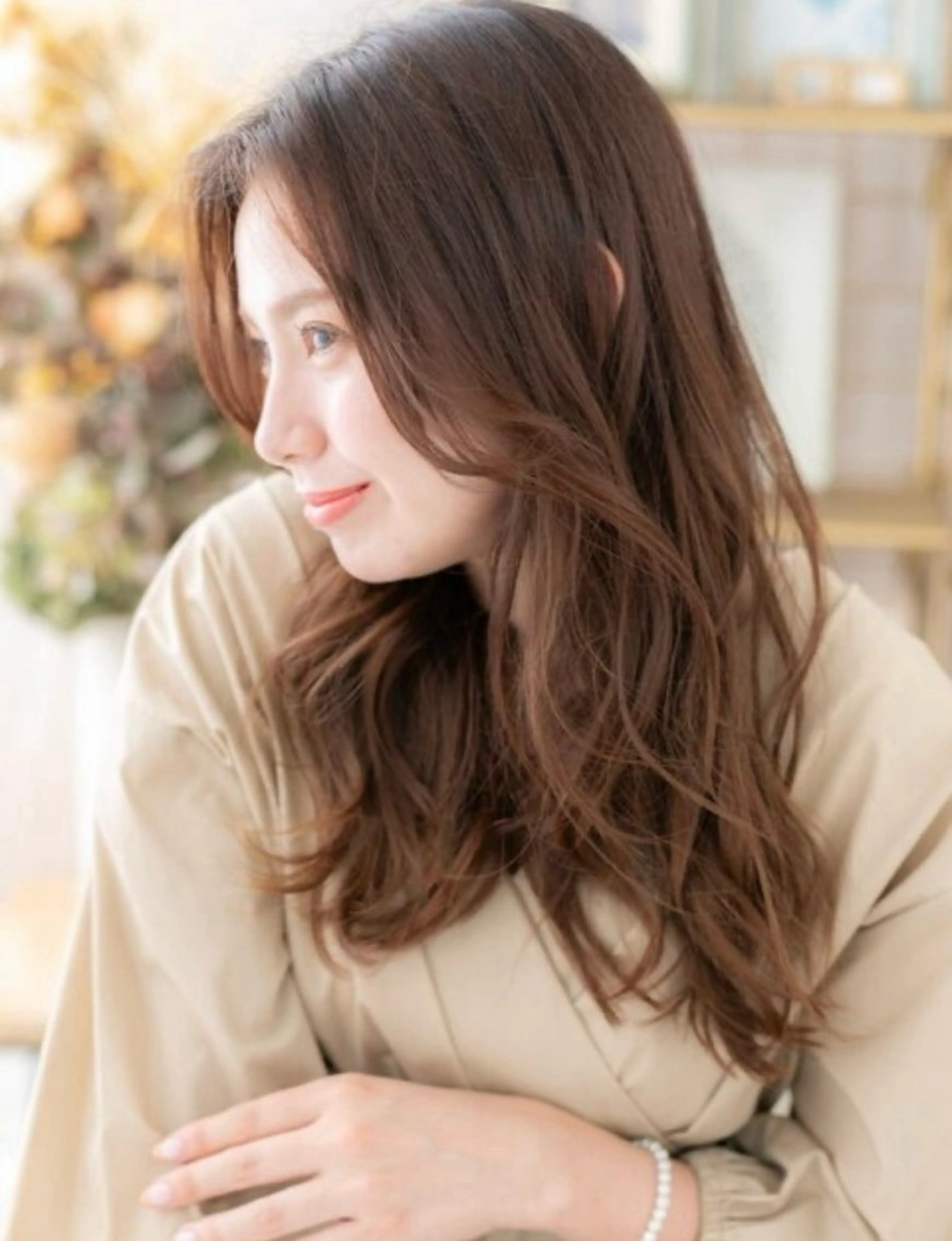 ロング カラー ヘアカラー 松山 彩香のヘアスタイル