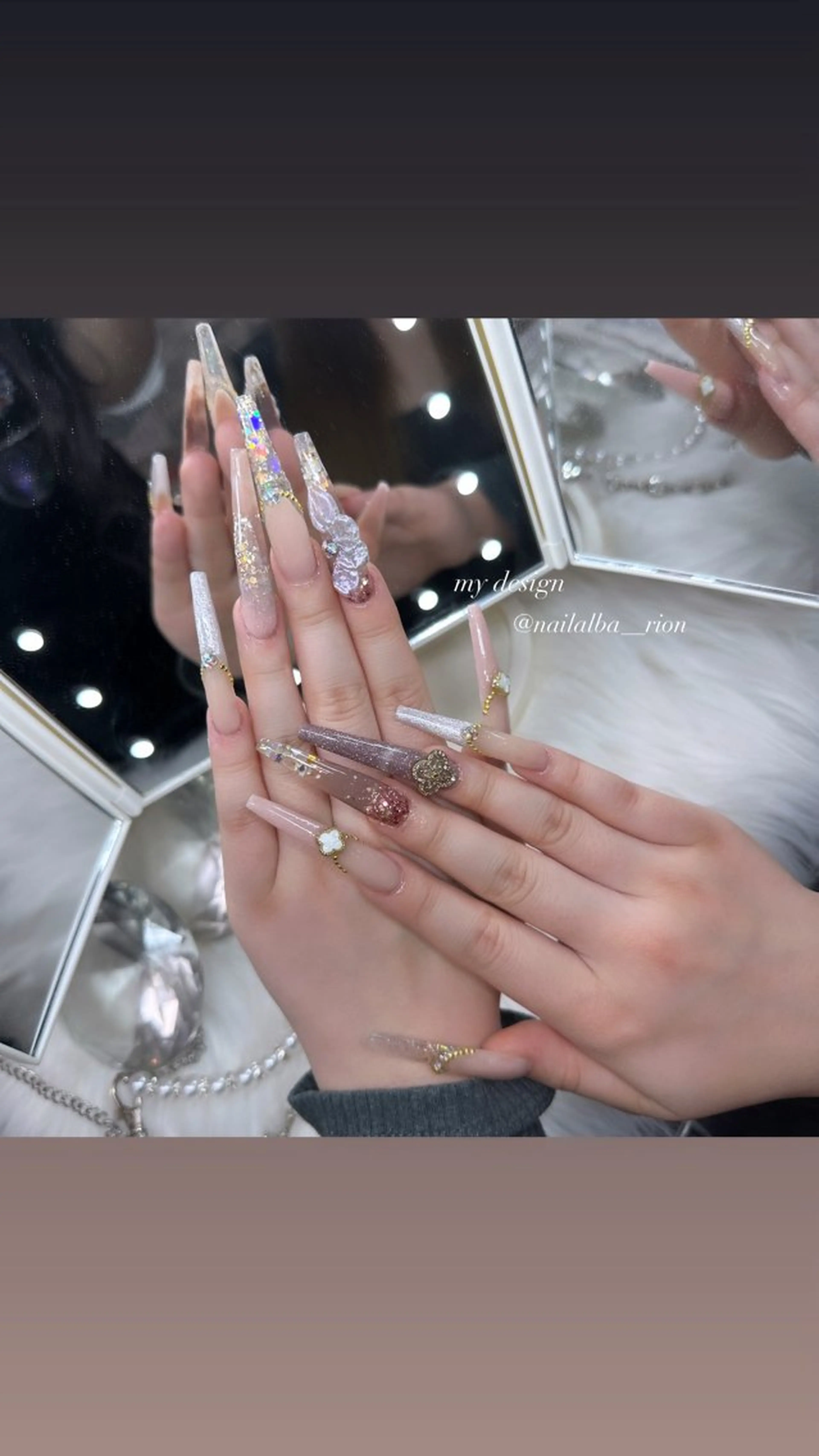 ネイル 加納 莉音のネイルデザイン