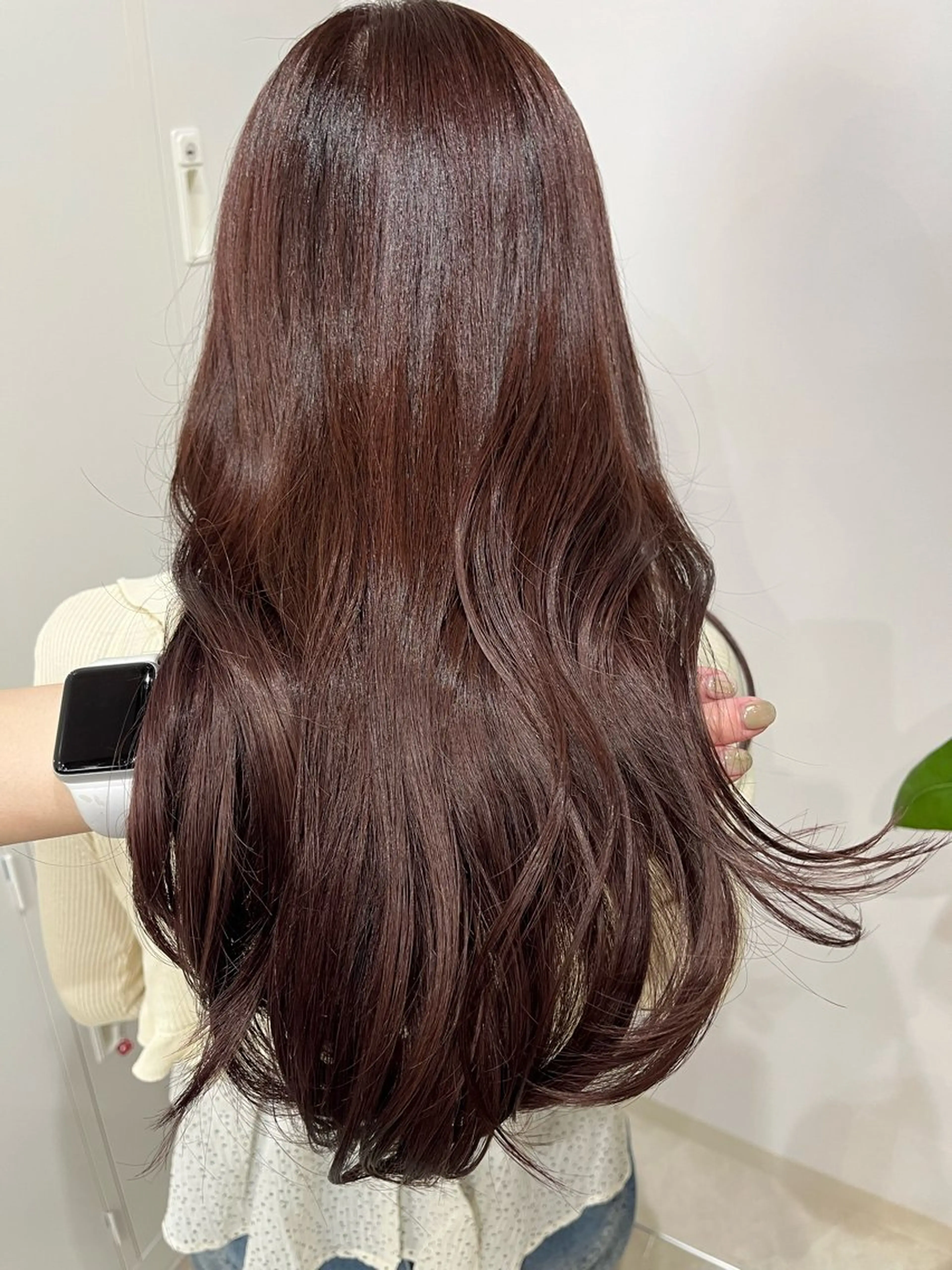 ロング カラー ラベンダーカラー ピンクカラー ピンクラベンダー カット ヘアカラー トリートメント 🫧ぷる艶カラー🫧 Yuubi🦩のヘアスタイル