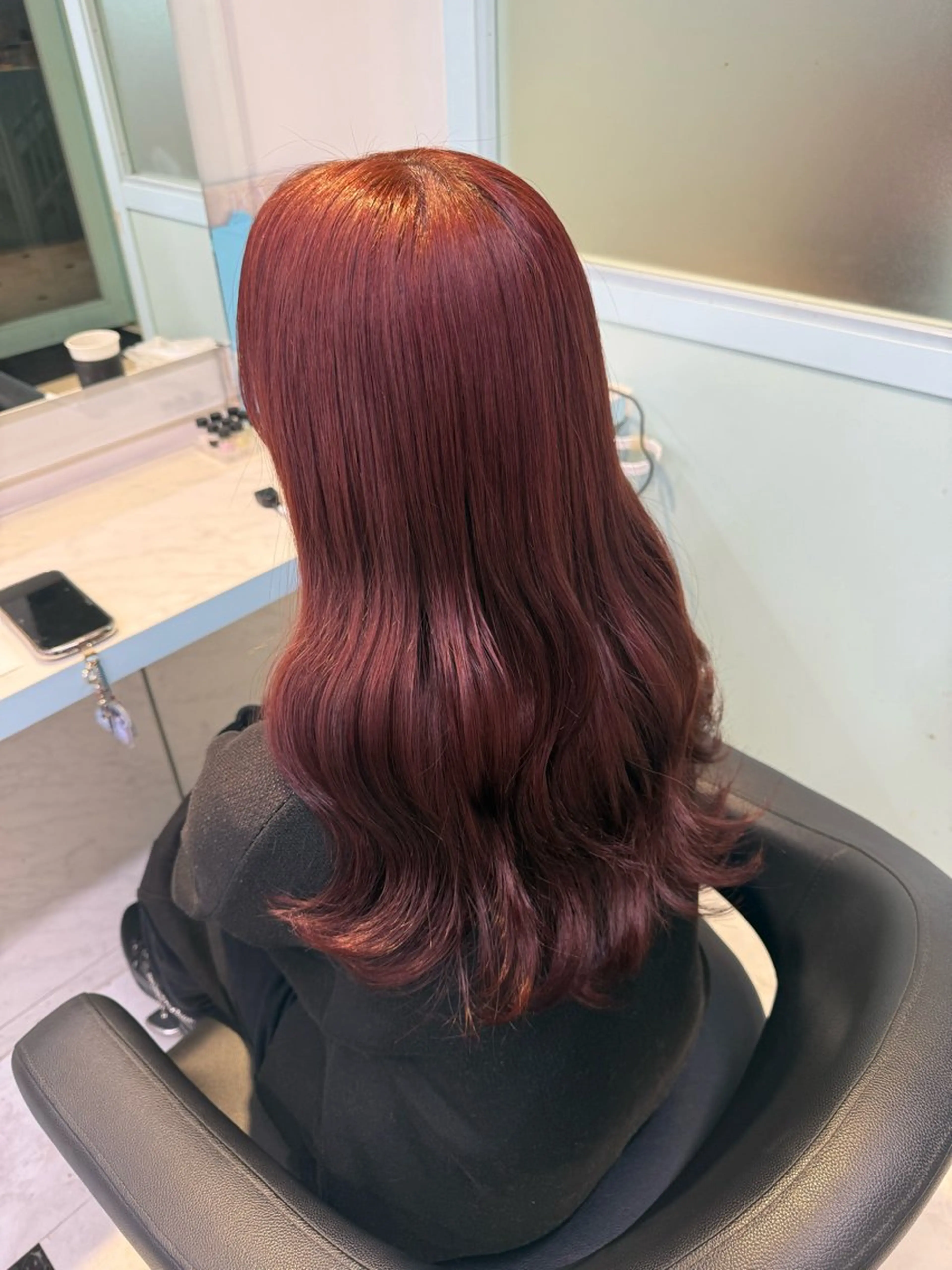 カラー ヘアカラー トリートメント ヘッドスパ ヘアセット 🇰🇷韓流暖色ヘア 🍒saaya🍒のヘアスタイル