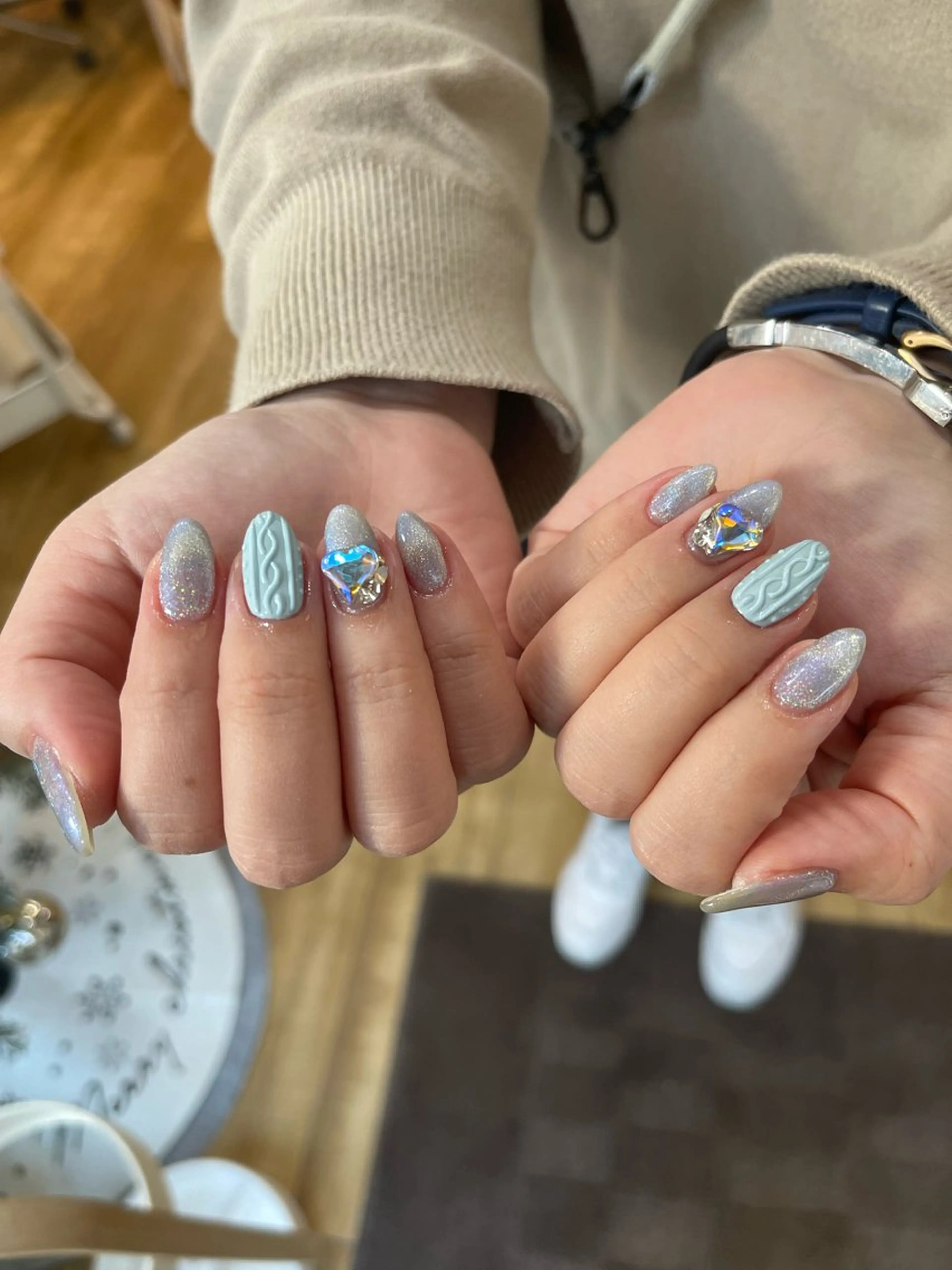 ネイル ハンドネイル 🤎🧸 Aya 🧸🤎のネイルデザイン