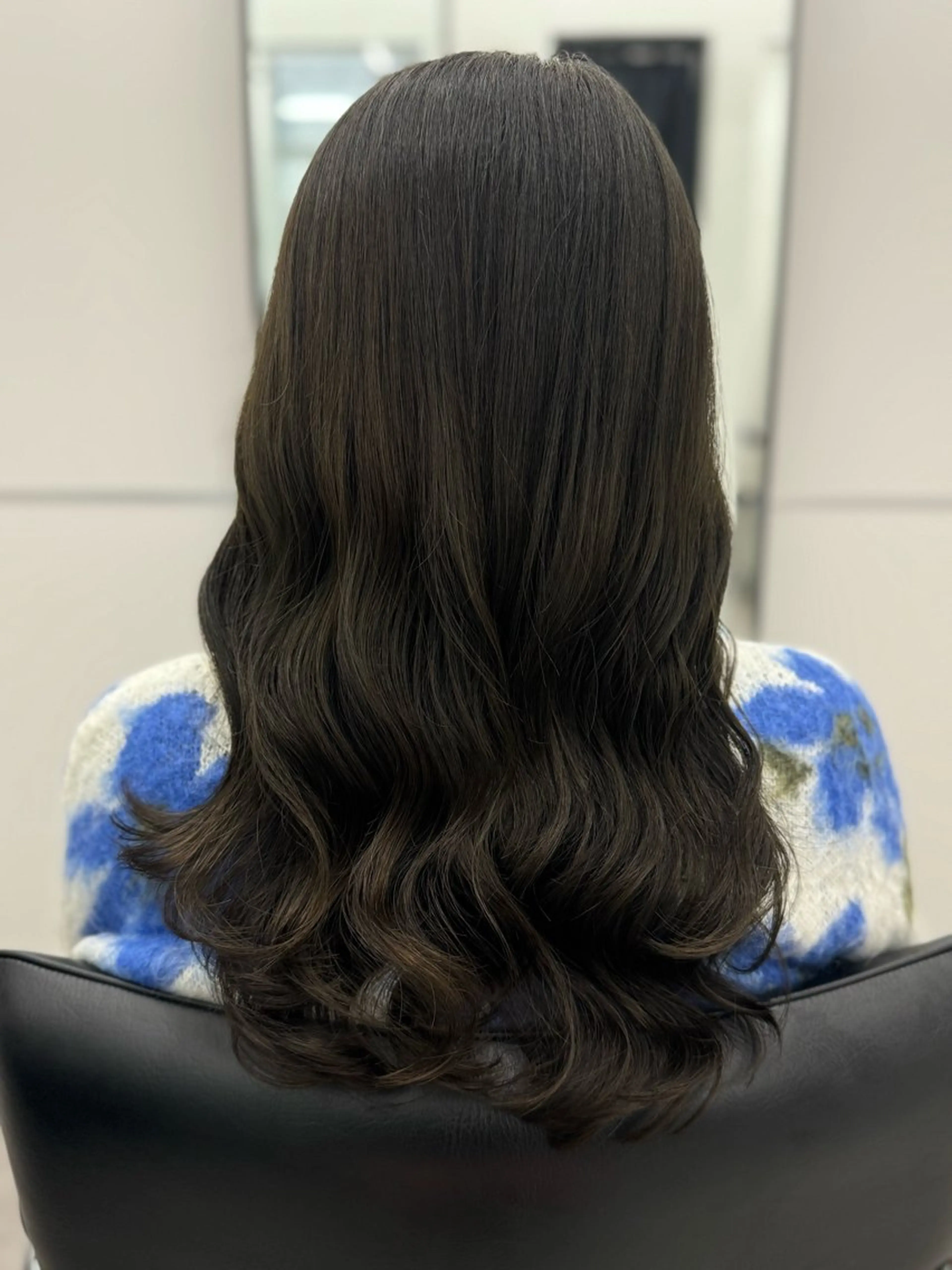 ロング パーマ 韓国風ヘア デジタルパーマ🫧 韓国風ヘア🫧サクラのヘアスタイル