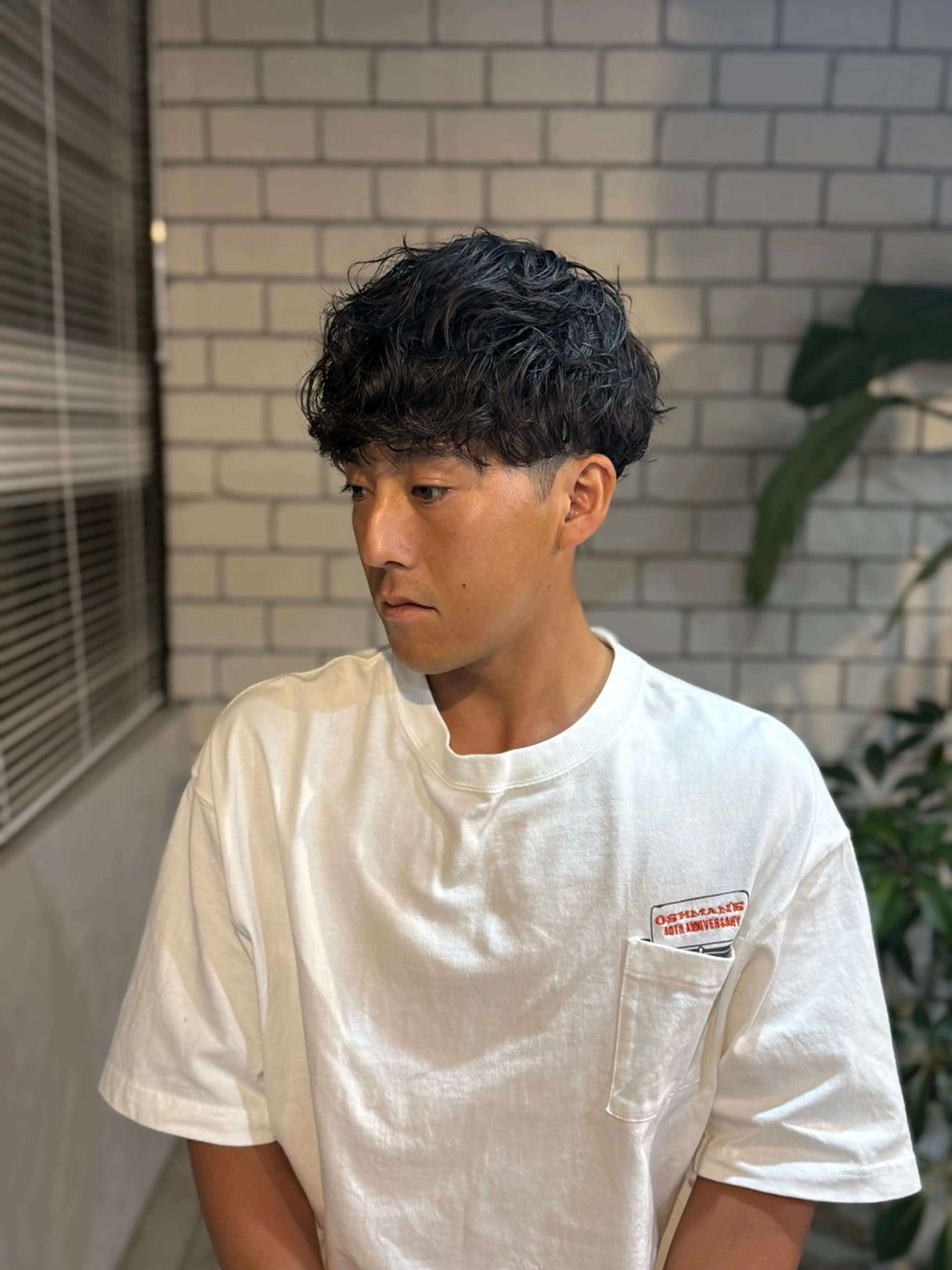 パーマ メンズ カット パーマ メンズ特化美容師/栄 /本間さつきのヘアスタイル