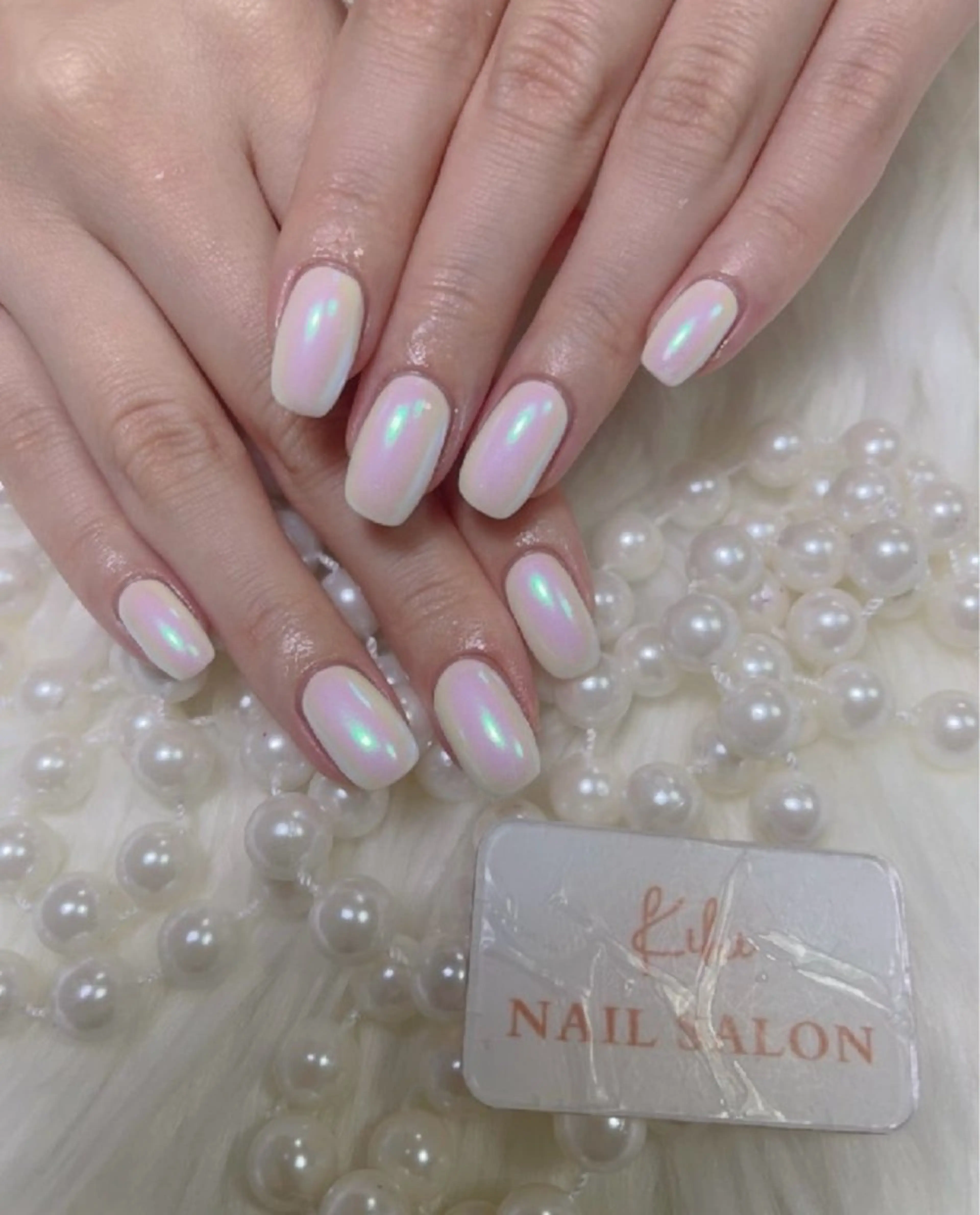 ネイル ミラーネイル 米澤 ハナユキのネイルデザイン