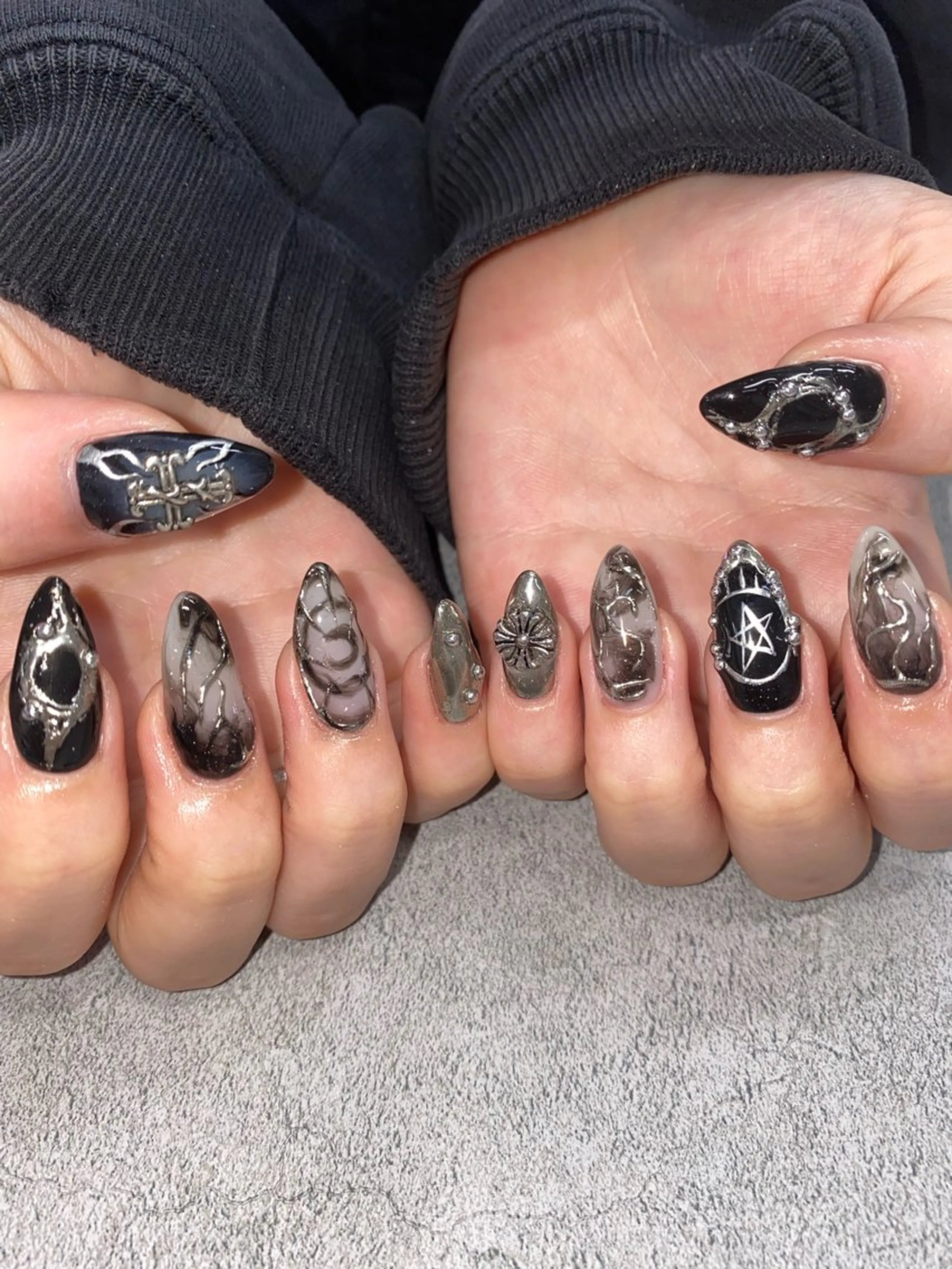 ネイル ニュアンスネイル ハンドネイル 🎼yuuka/池袋 🎼WOLTOKYOのネイルデザイン