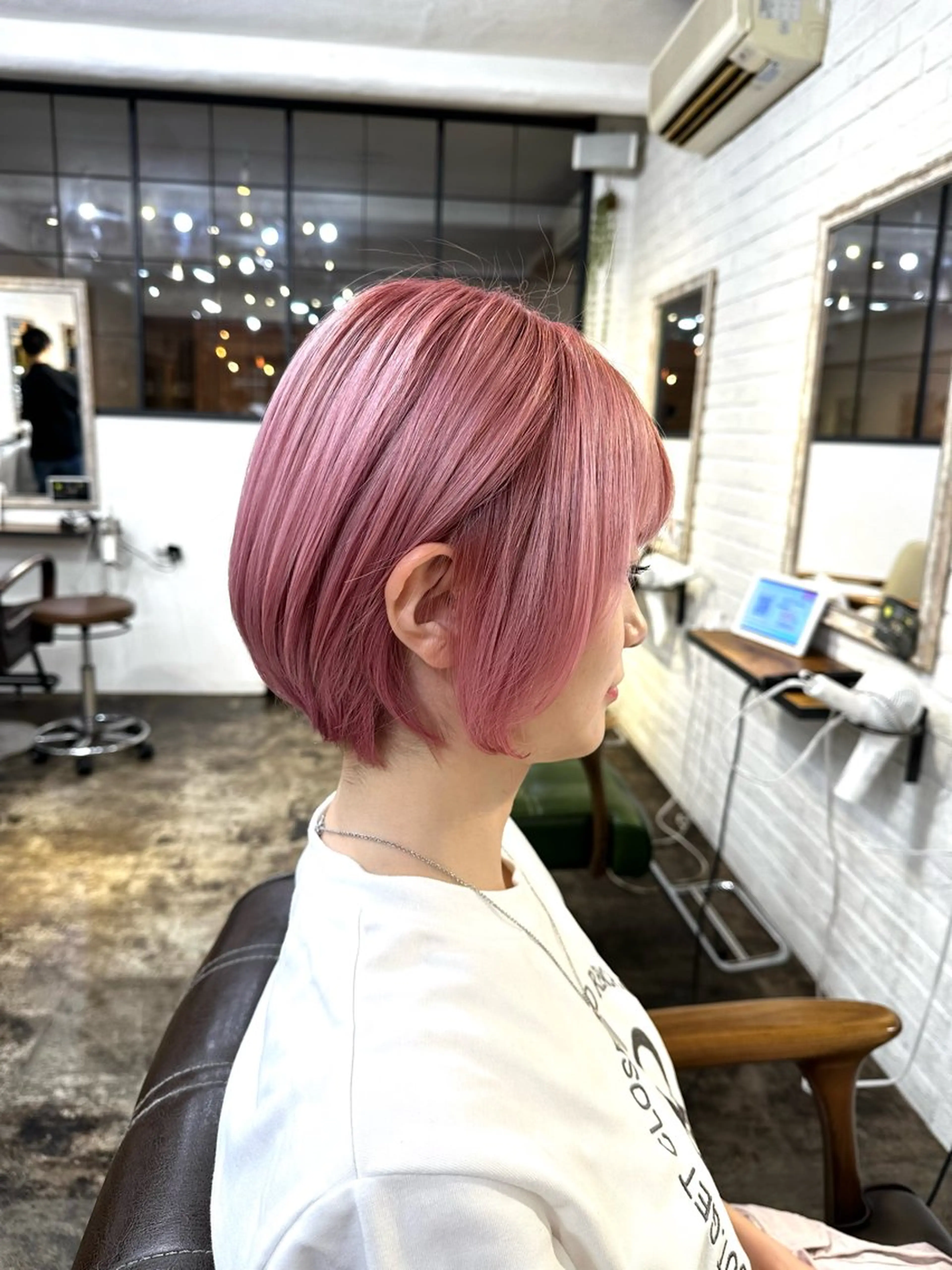 カラー ピンクカラー ✨透明感カラー🌱 上村　舜のヘアスタイル