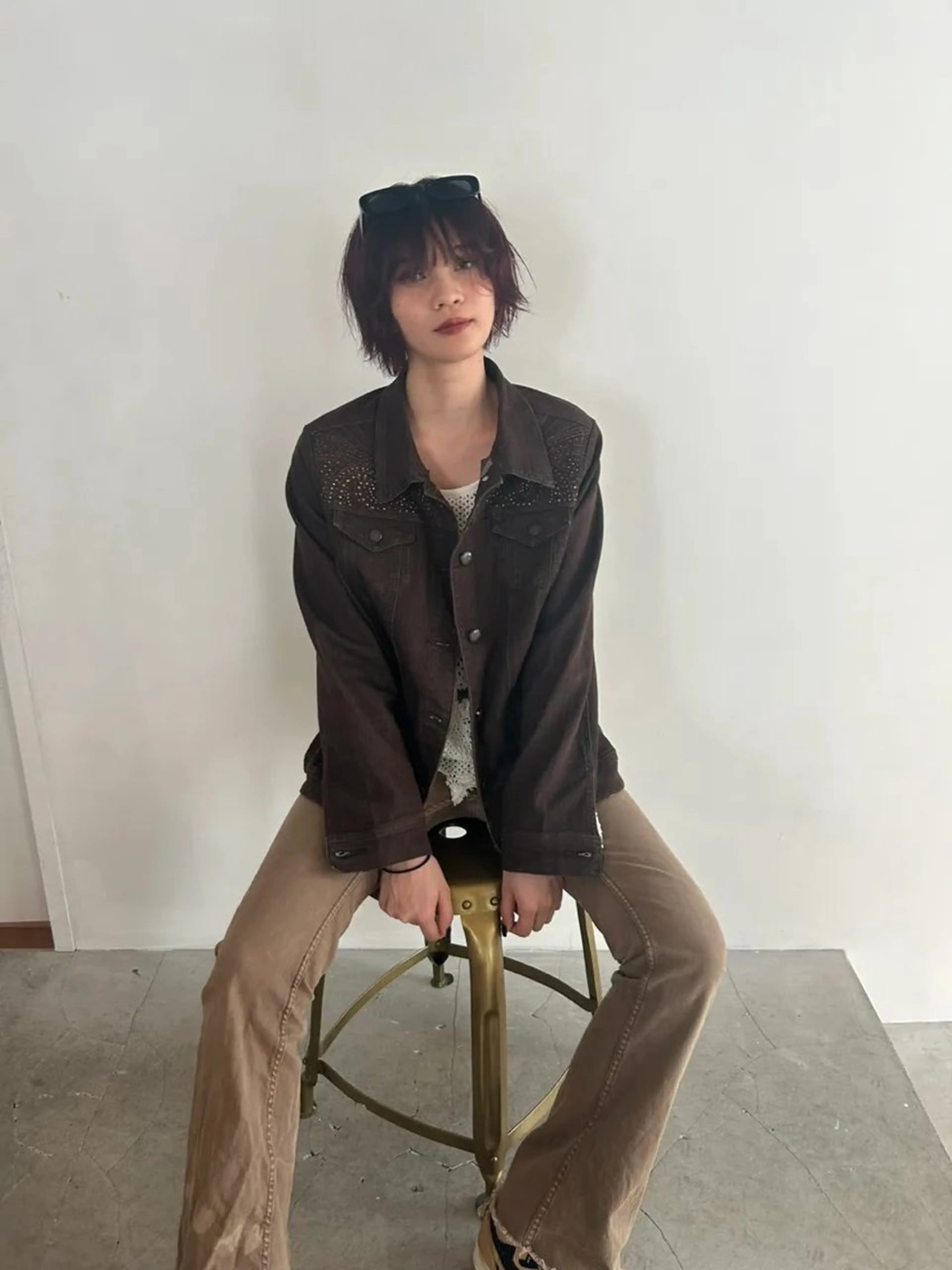 カラー かがやしづ ⭐️ハイトーンのヘアスタイル