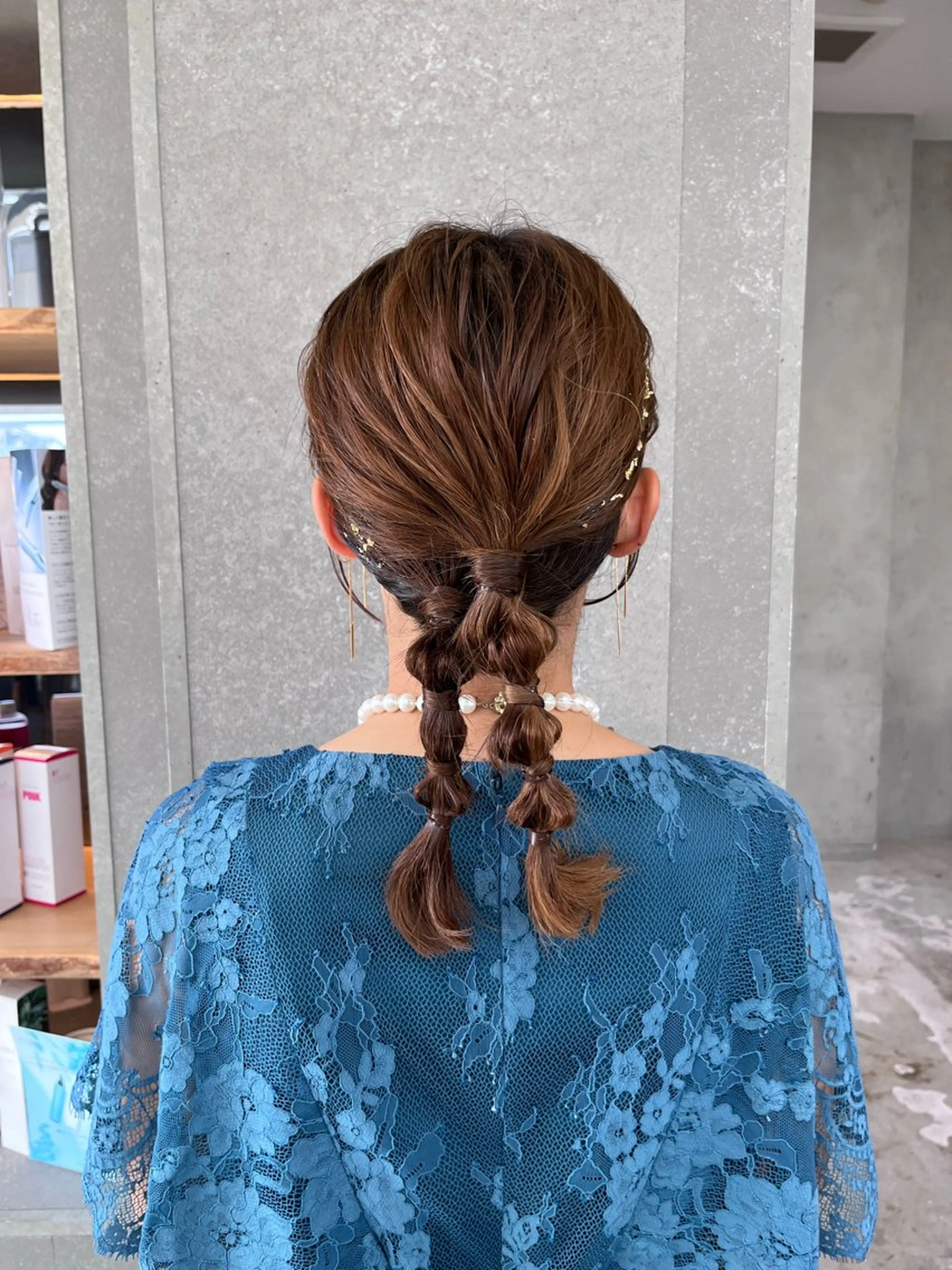 ミディアム レイヤーくびれヘア アレンジmanakaのヘアスタイル