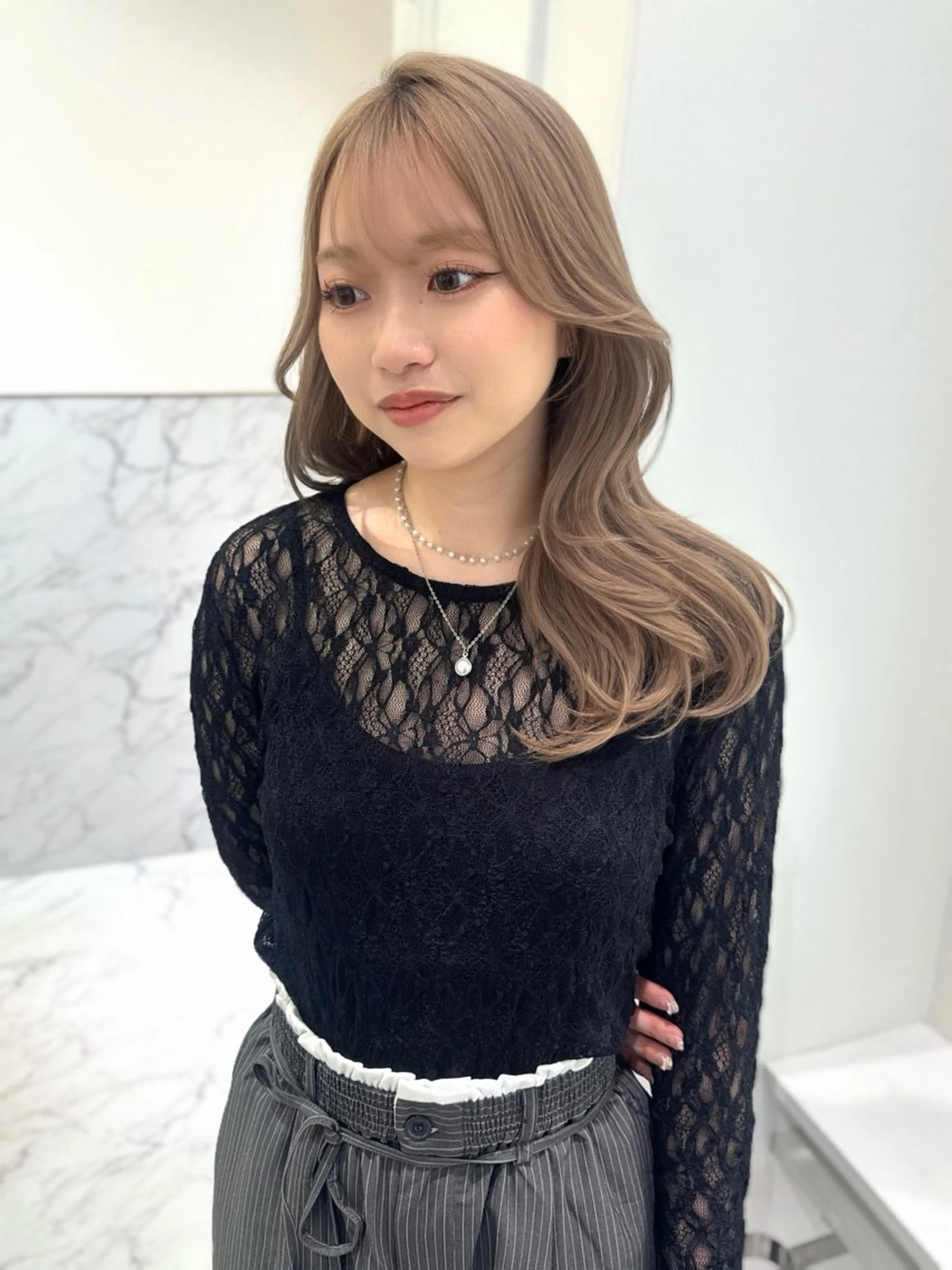 ロング カラー ヘアカラー ♡ParveMix NANO♡のヘアスタイル