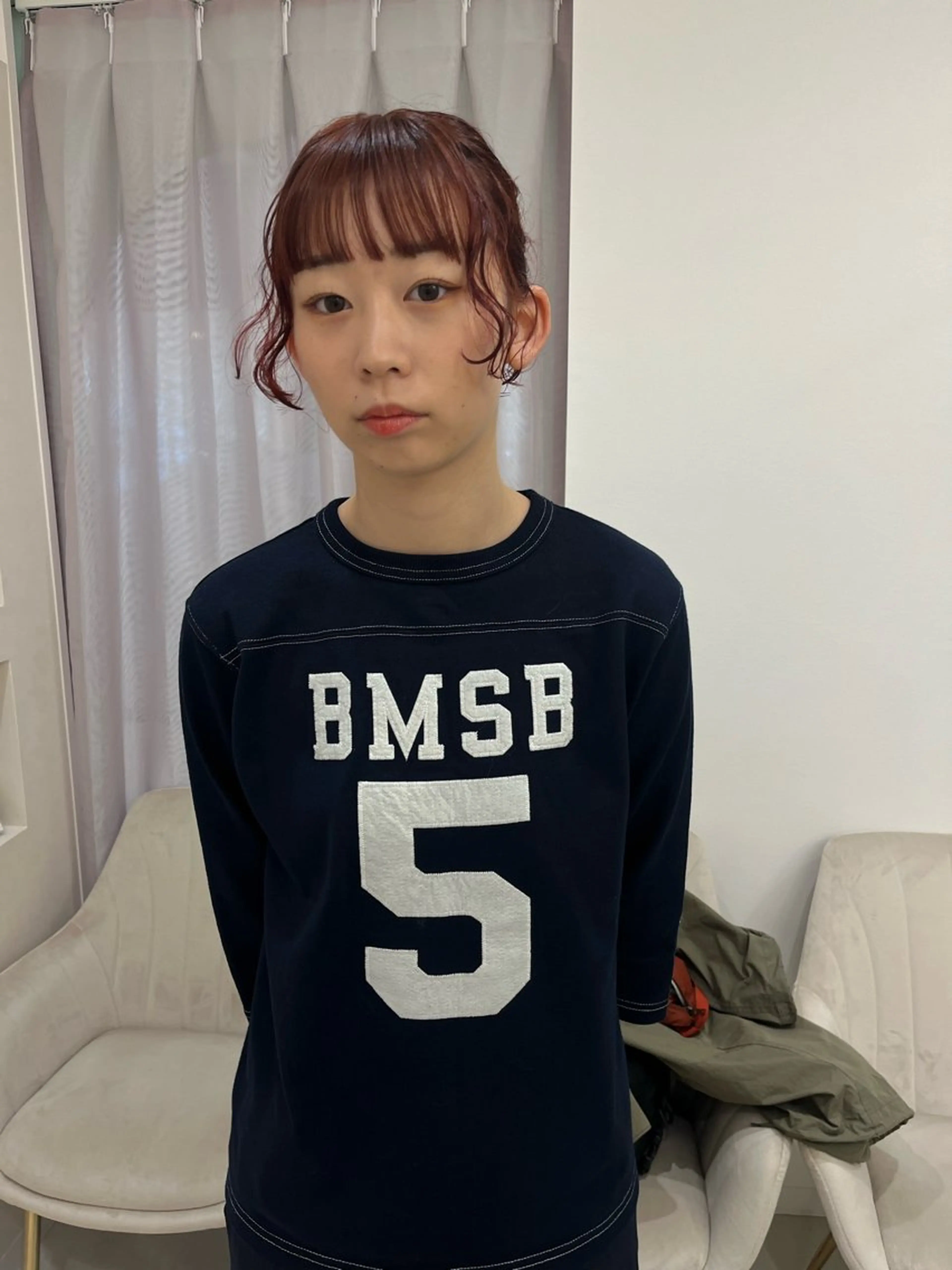 ミディアム カラー 松村 澪里のヘアスタイル