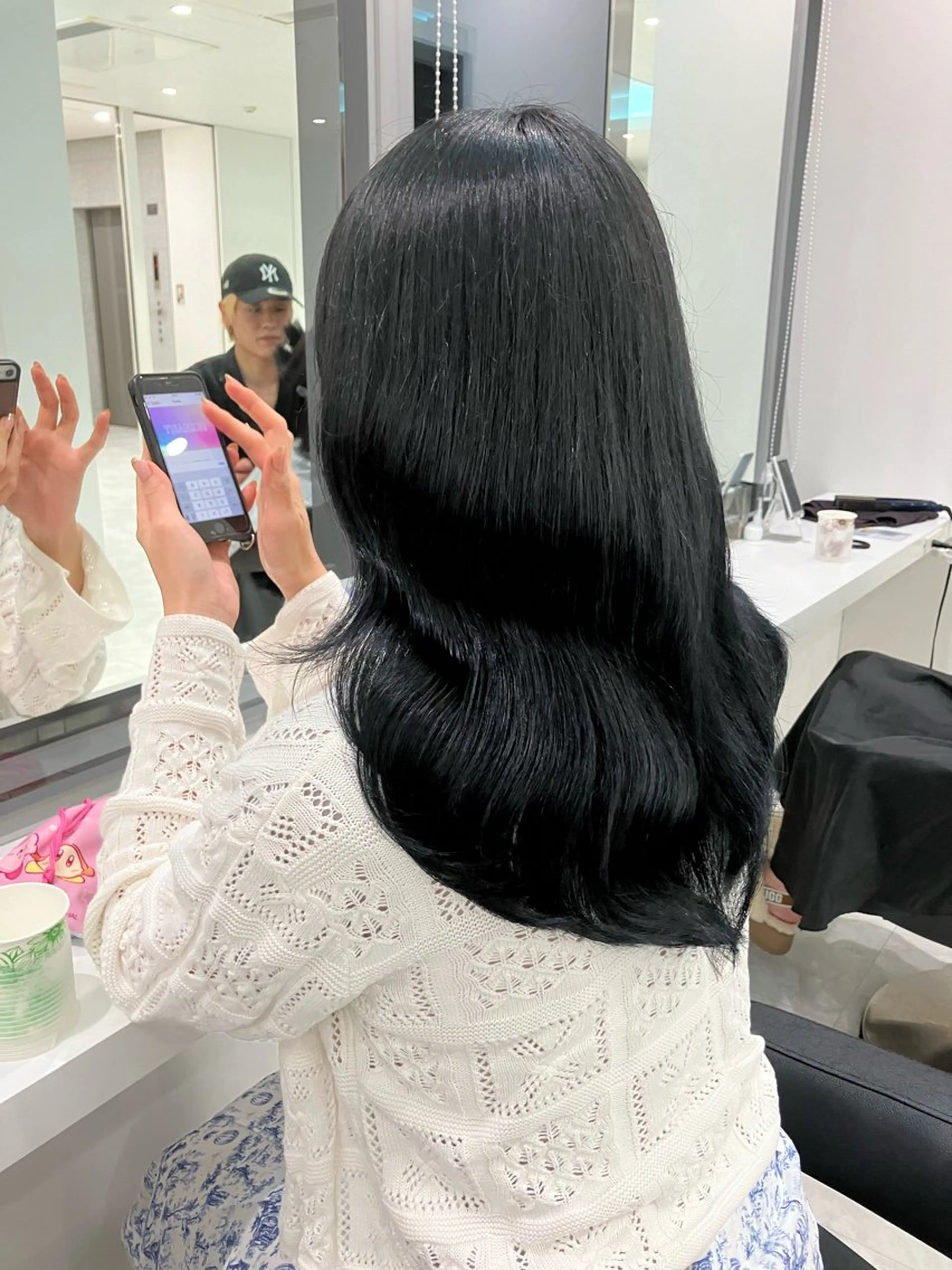 ロング カラー ヘアアレンジ 💓ブリーチ特化 透明感💓あい💓のヘアスタイル