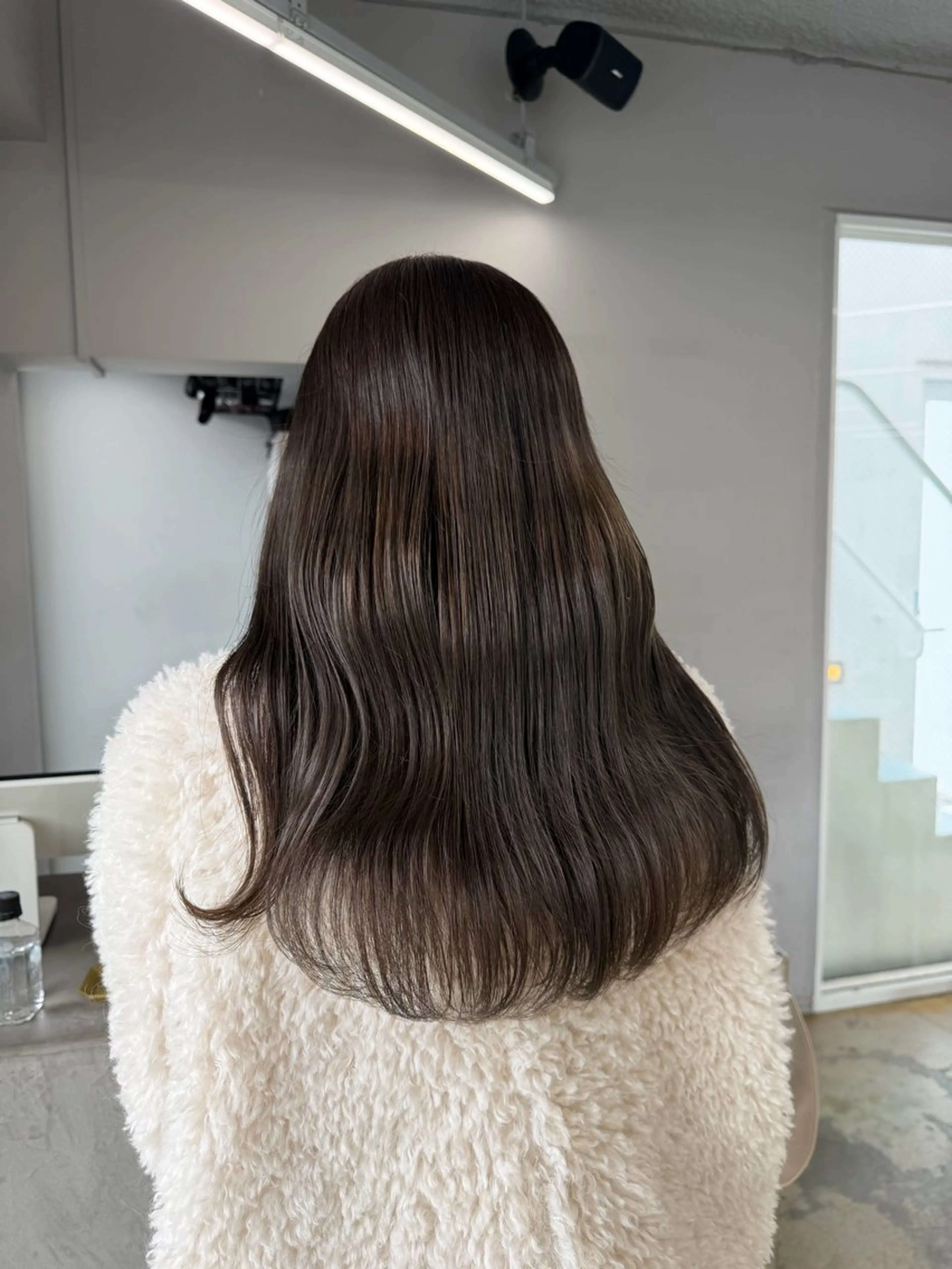 ロング カラー ヘアカラー トリートメント 愛莉/ラベンダー/ ベージュ/ブラウンのヘアスタイル