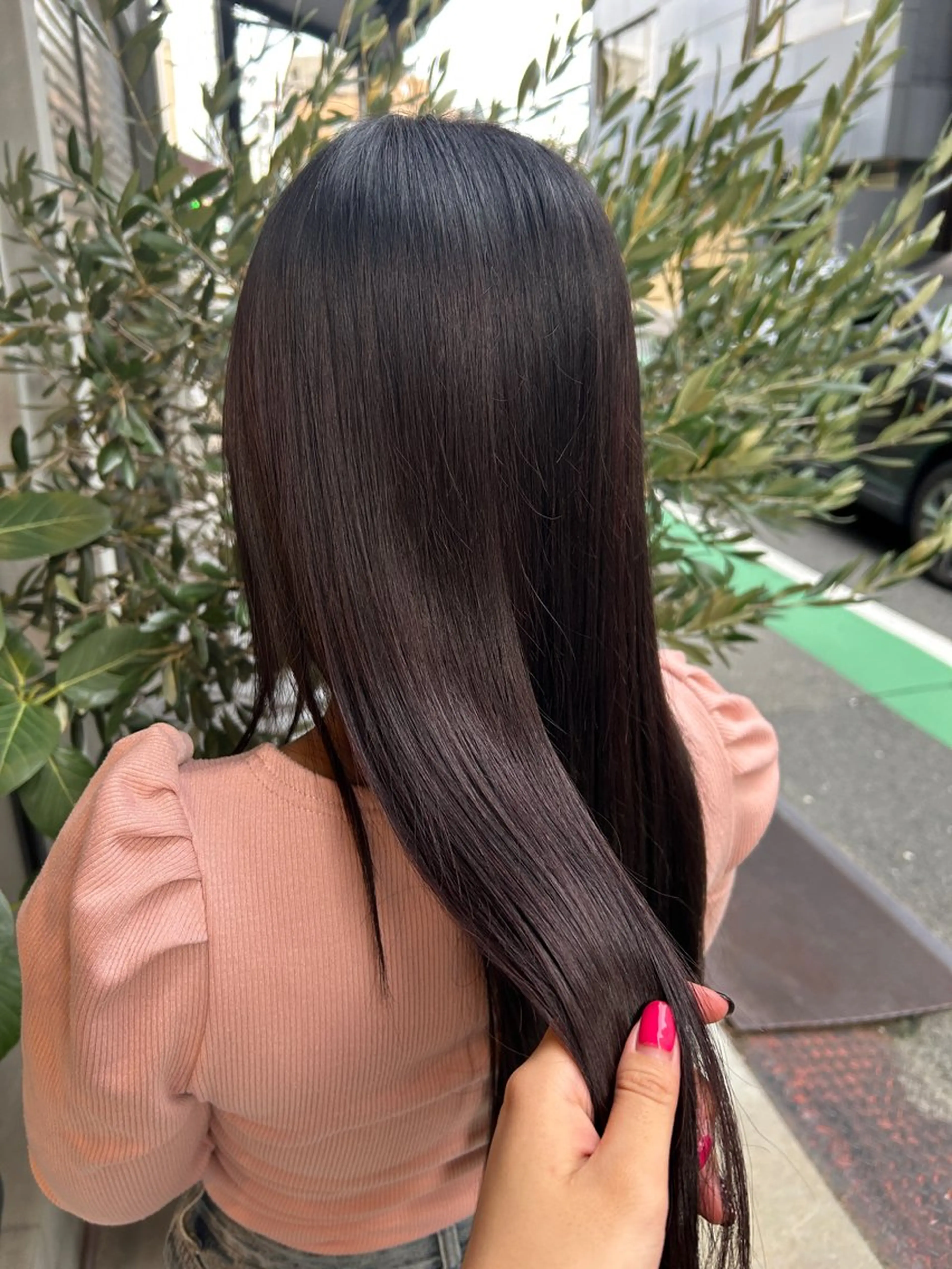 ロング カラー ‎🤍江坂 ハヤシアヤナ‎🤍のヘアスタイル