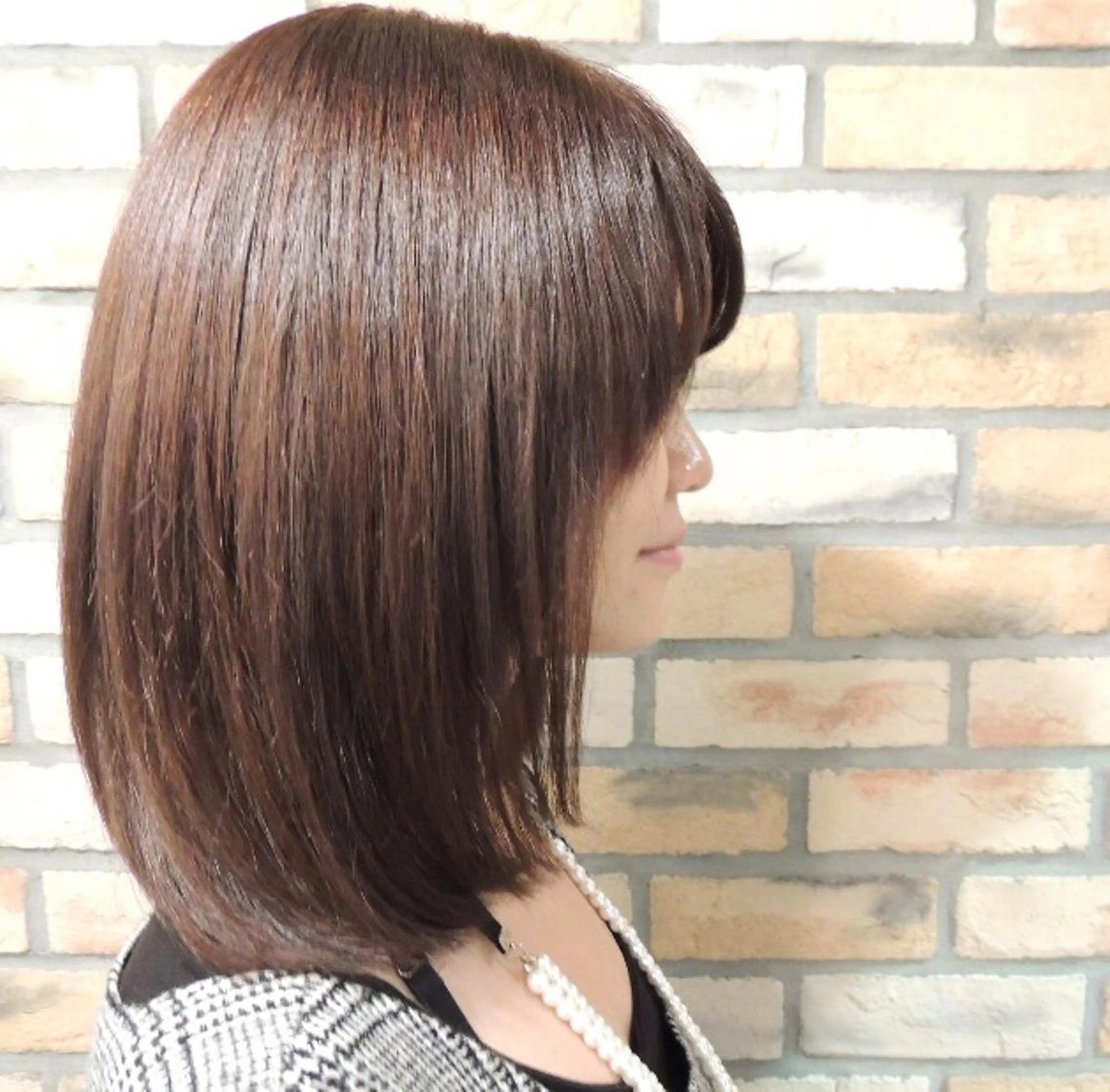 ミディアム カラー アッシュ ベージュカラー 烏山 達也のヘアスタイル