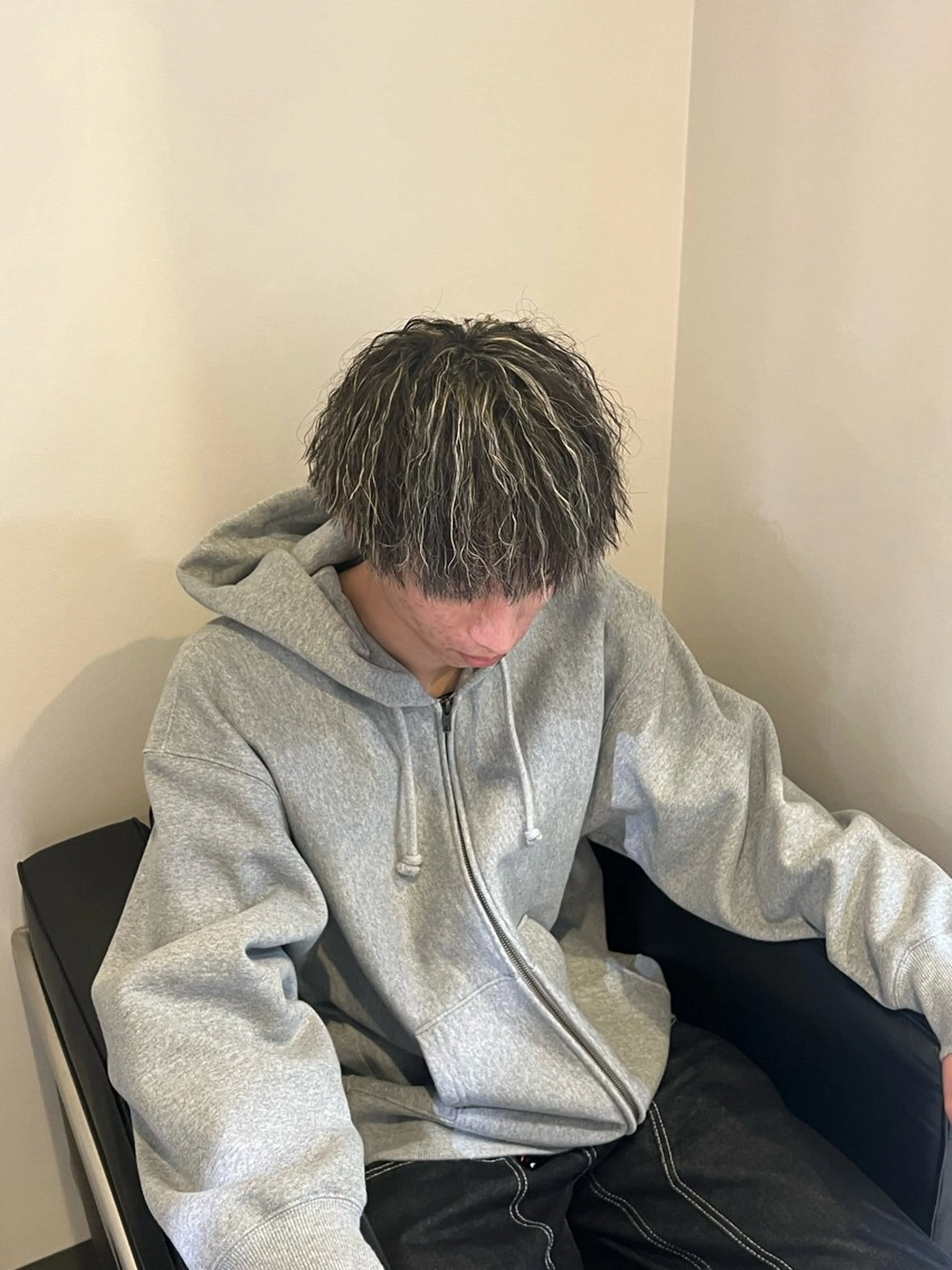 メンズ メンズメッシュ カット ヘアカラー パーマ 一宮/稲沢/あま市 /小林好裕のヘアスタイル