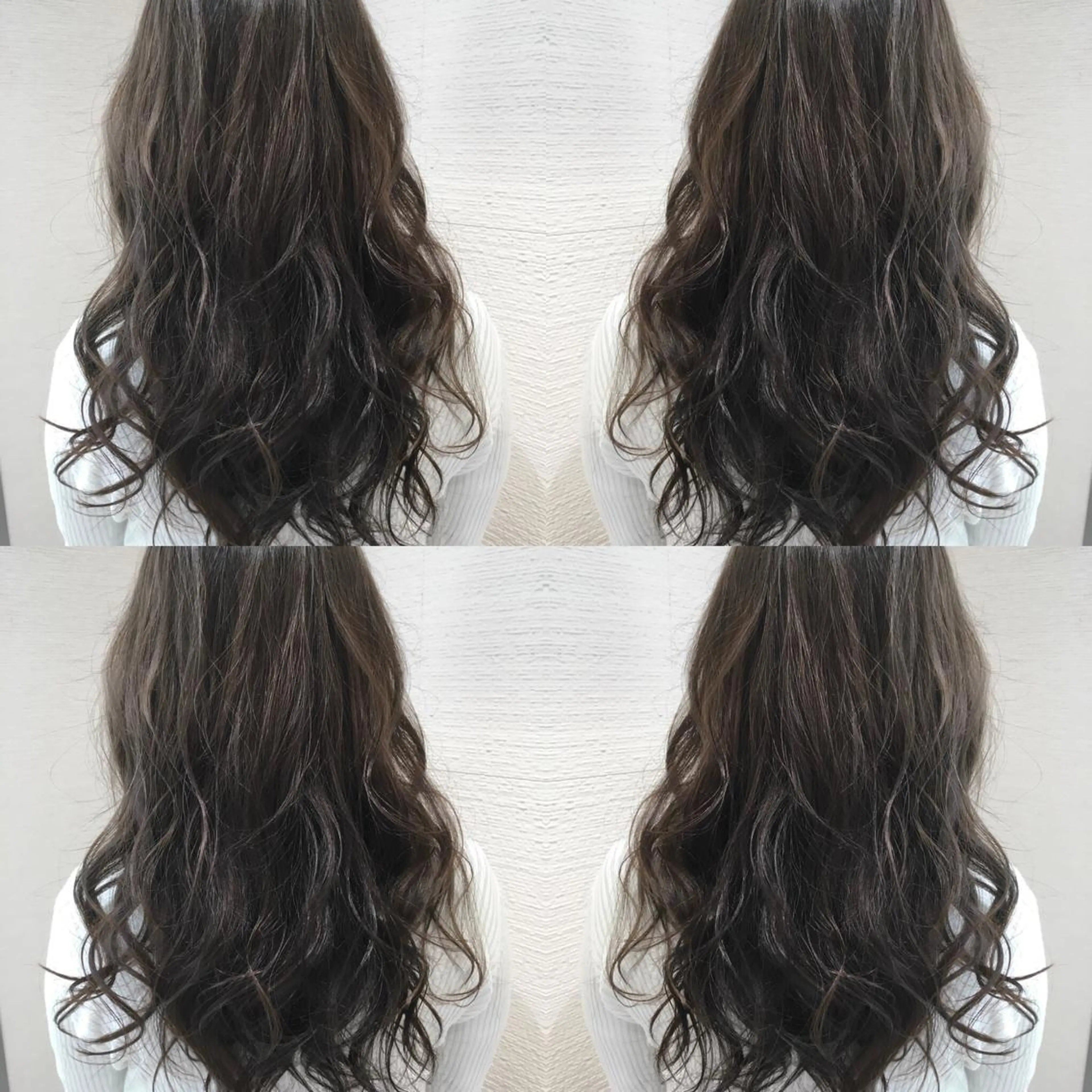 ロング カラー ヘアアレンジ 白髪ぼかしハイライト 茗荷谷駅徒歩2分のヘアスタイル