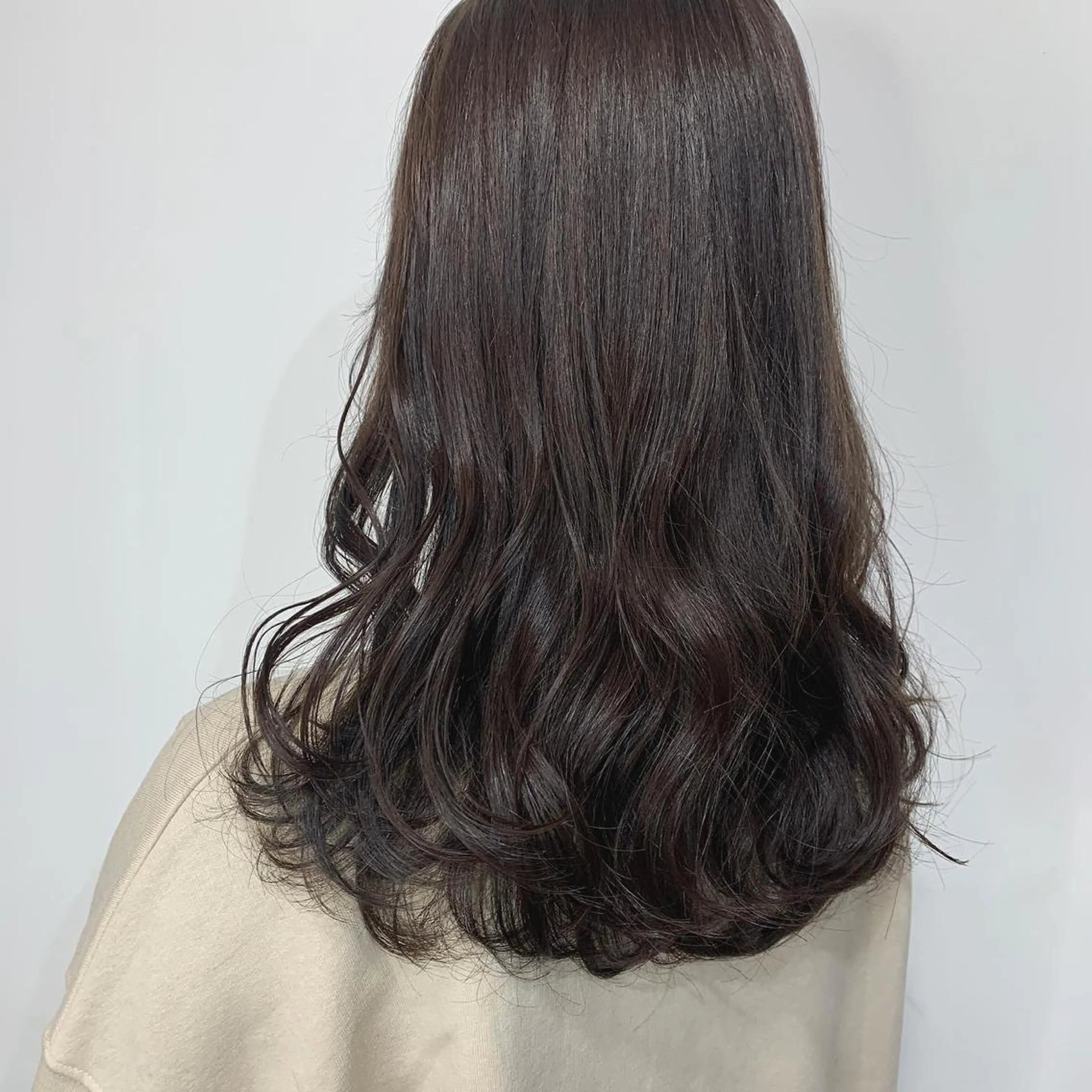 セミロング カラー HARUKA韓国ヘア /Luana梅田のヘアスタイル