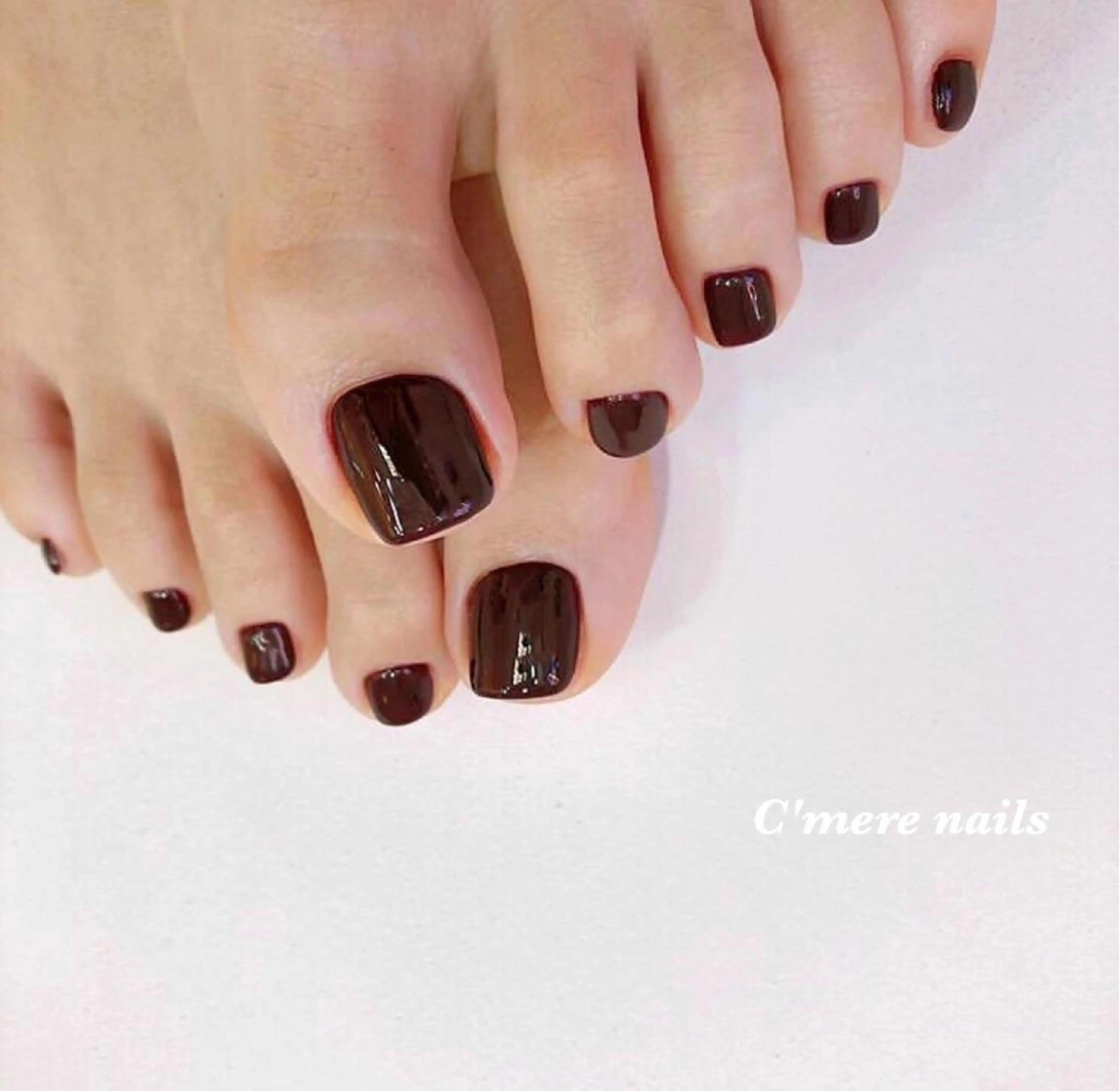 【foot】ワンカラーの写真