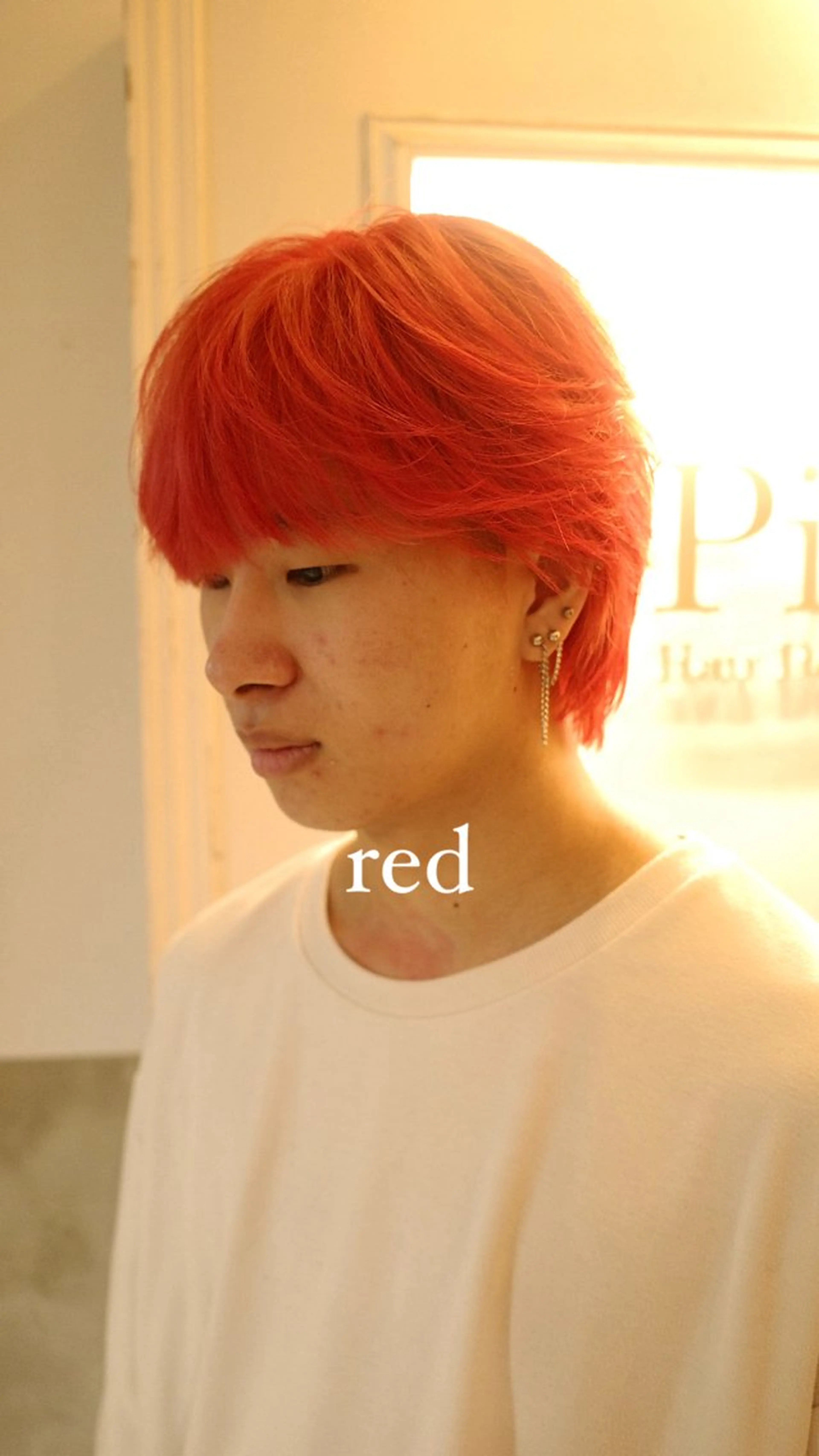 メンズ カット 【Pia】 セナ/ハイトーンのヘアスタイル