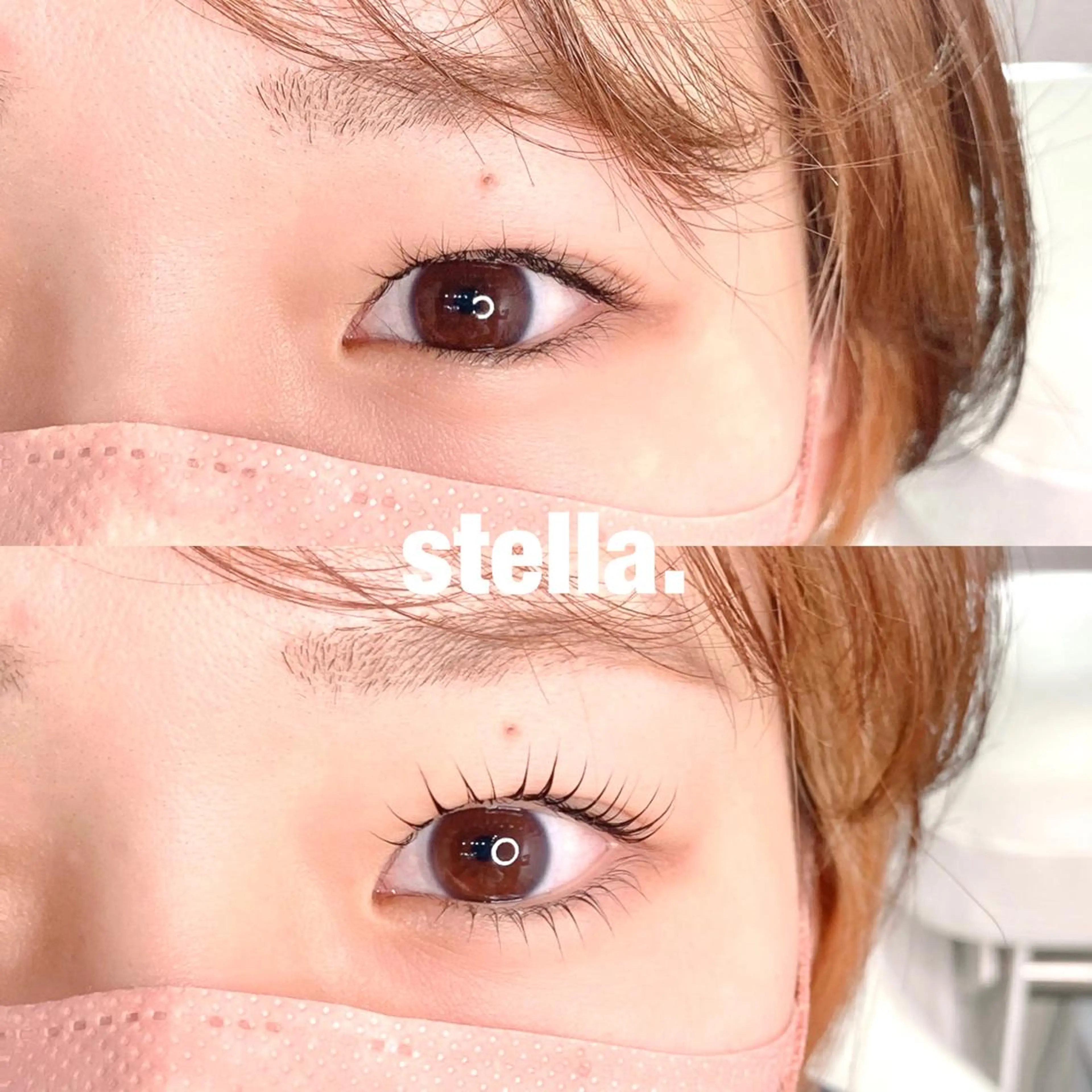 マツエク・マツパ 下まつげエクステ 一重×まつ毛パーマ Stella eyelashのマツエク・マツパデザイン