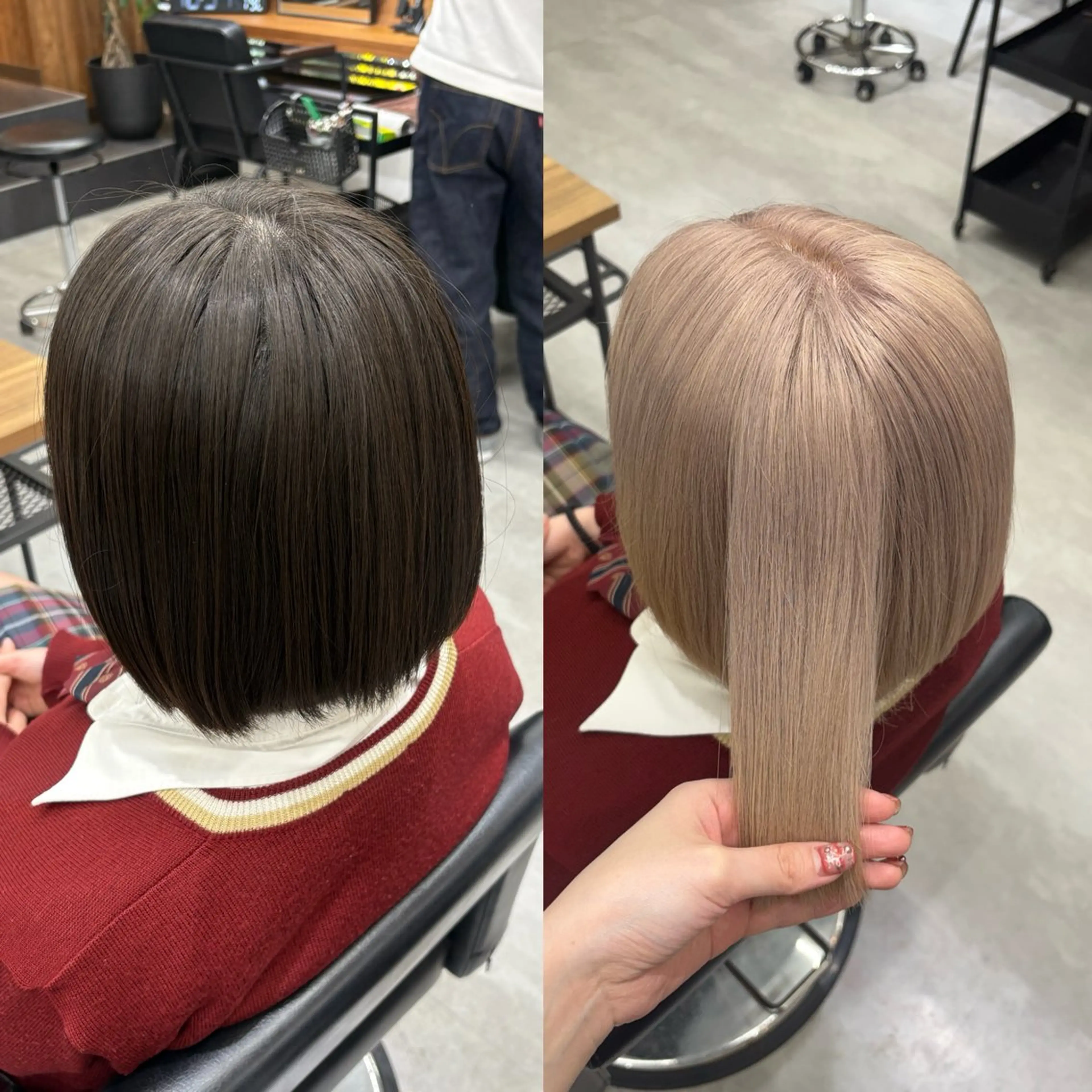 カラー ヘアカラー ENA💗NEXT /ハイトーンエクステのヘアスタイル