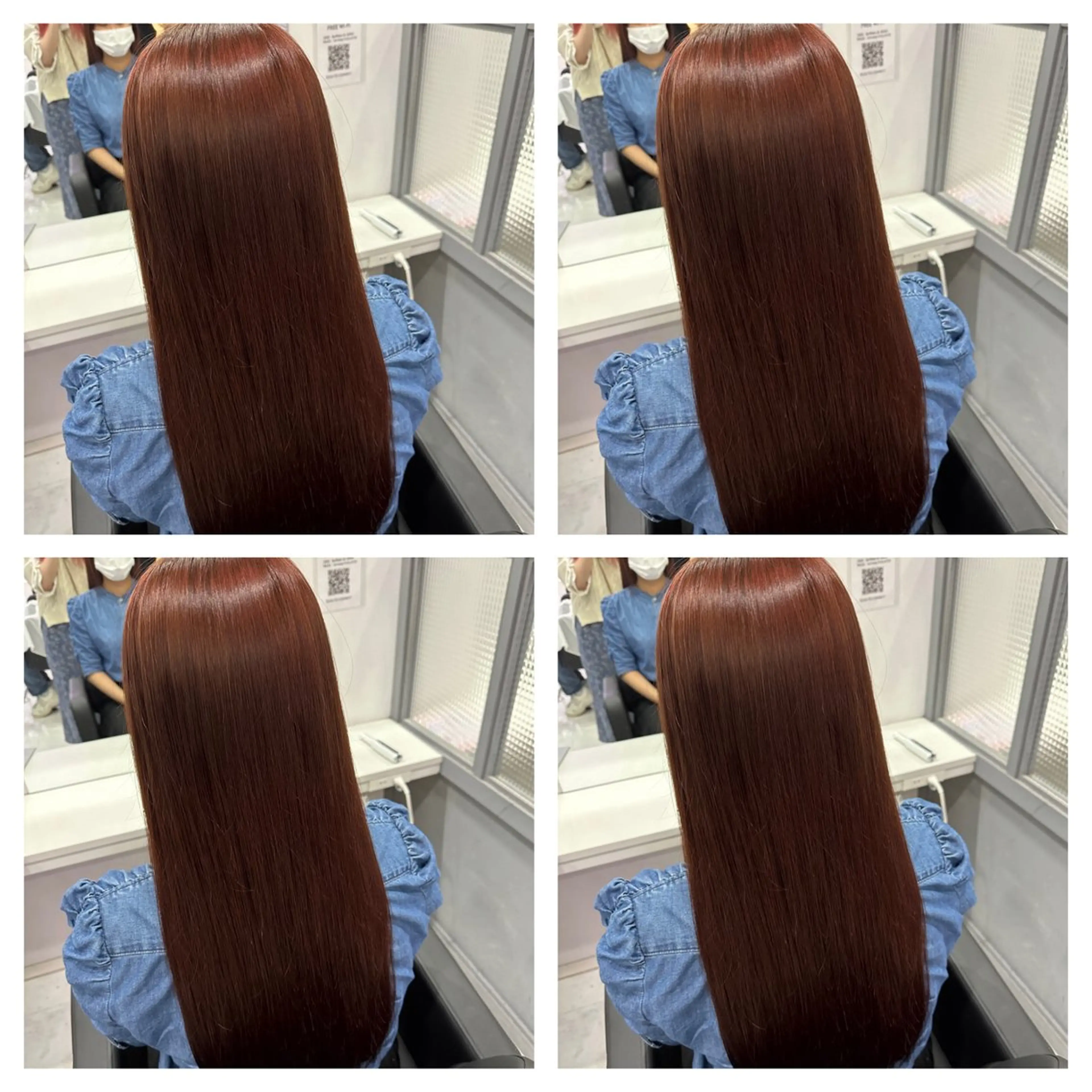 セミロング カラー 縮毛矯正 トリートメント 🎀推し活ヘアー🎀 Yuuna🐰💖のヘアスタイル