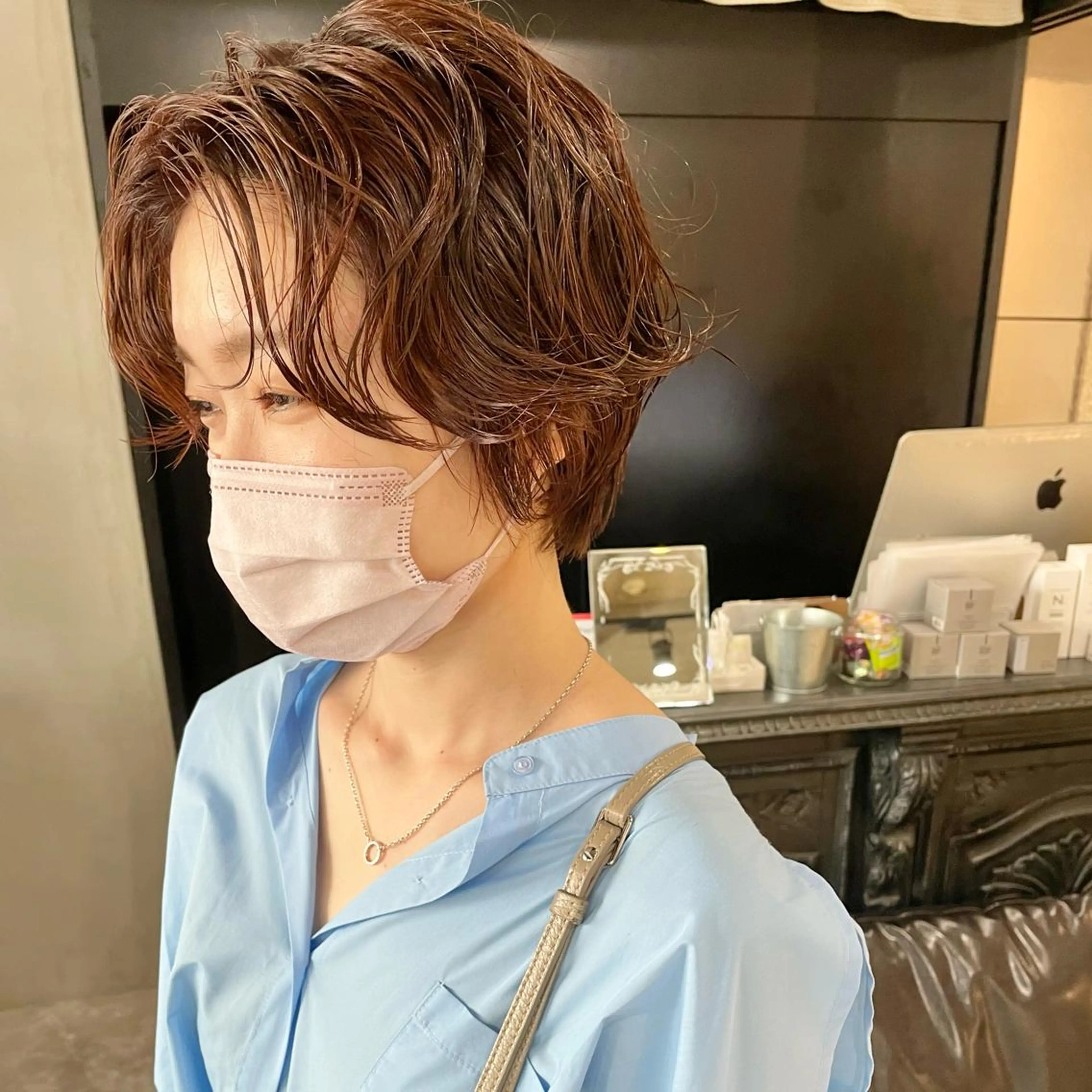 ショート パーマ カット パーマ トリートメント ショート・ボブ ・ウルフ✂︎IMAIのヘアスタイル