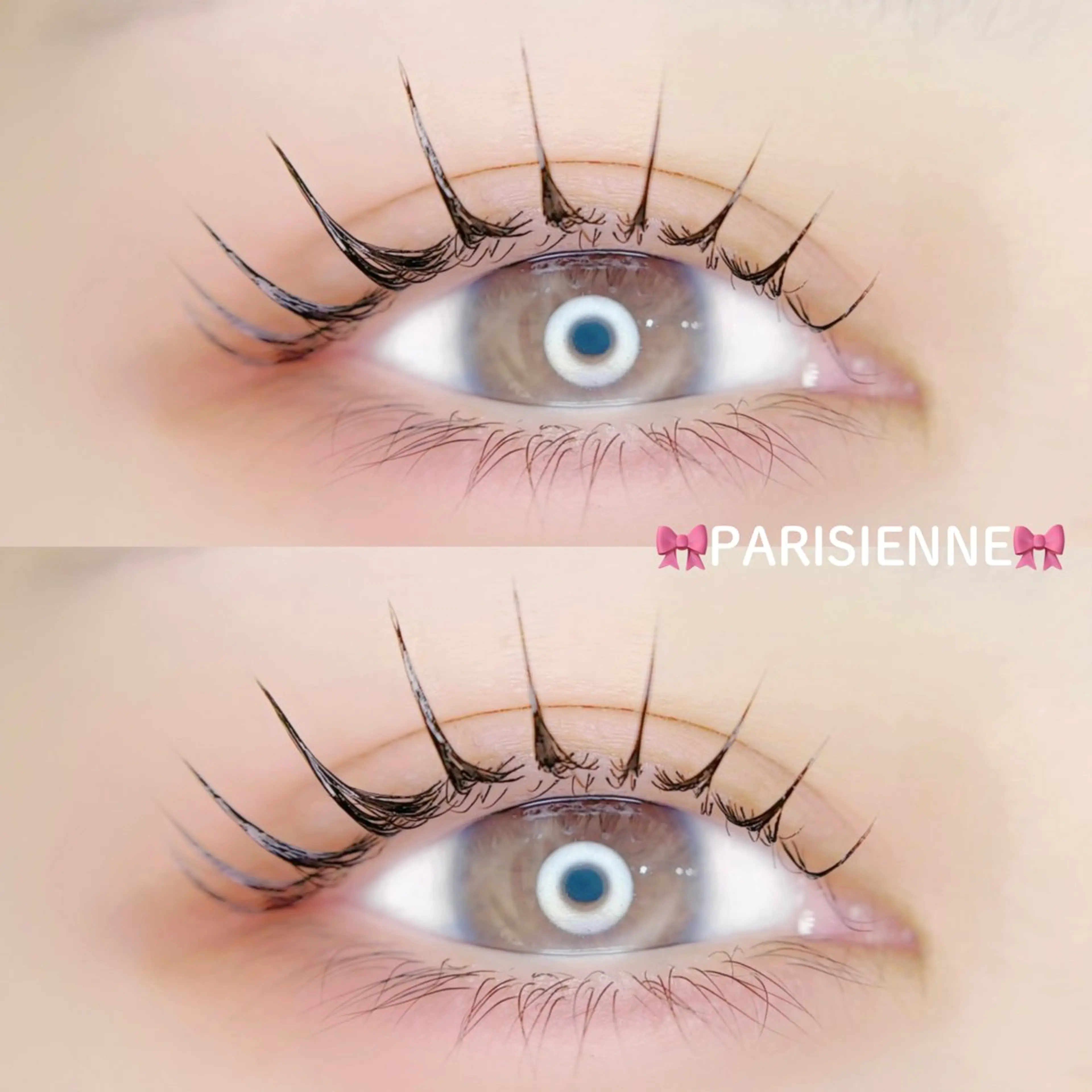 マツエク・マツパ パリジェンヌラッシュリフト 束感まつげ🐰アカリ /目元分析×似合わせのマツエク・マツパデザイン