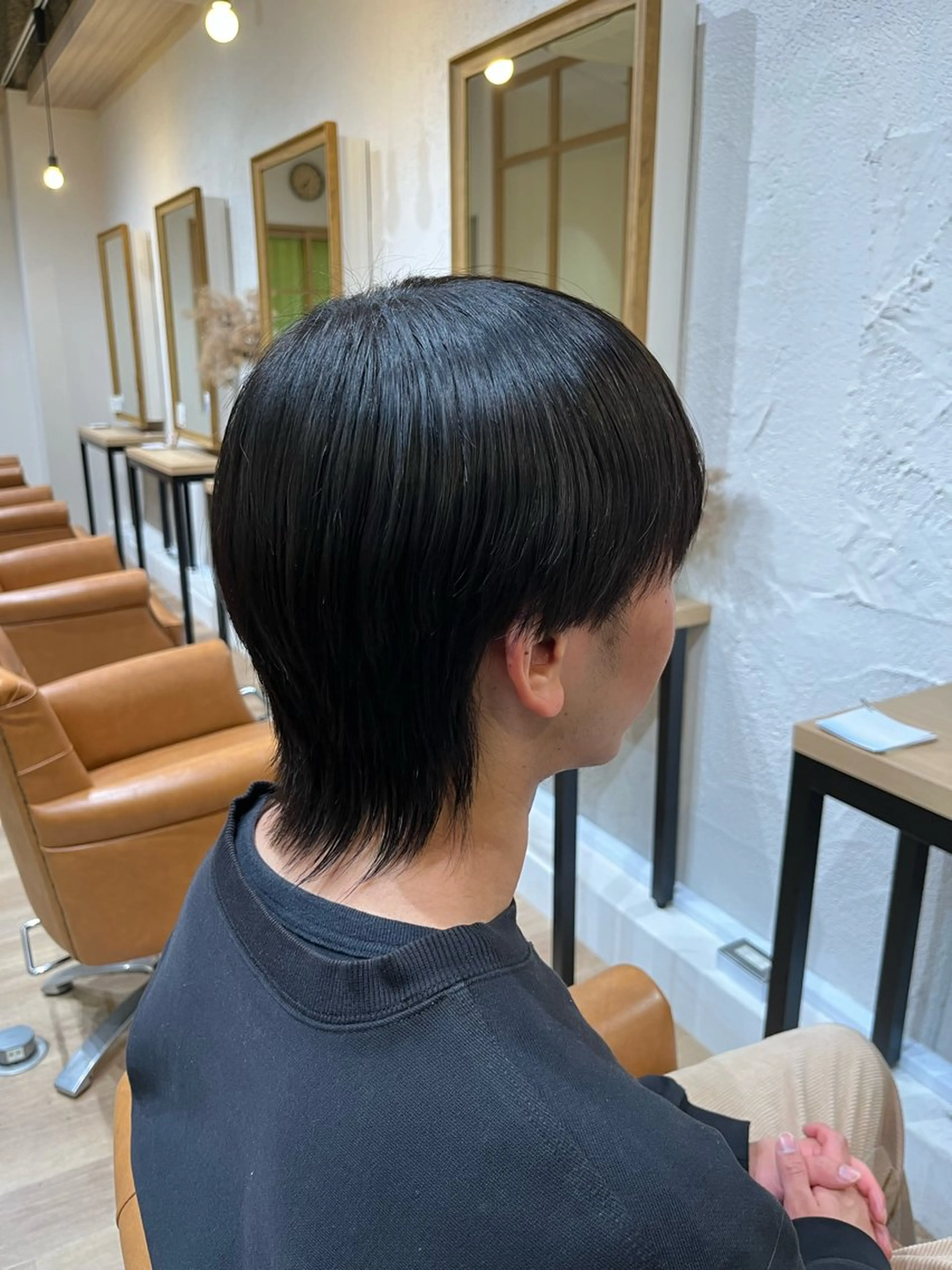 メンズ マッシュウルフ マッシュ メンズウルフカット ウルフカット bisou hair Kayanoのヘアスタイル