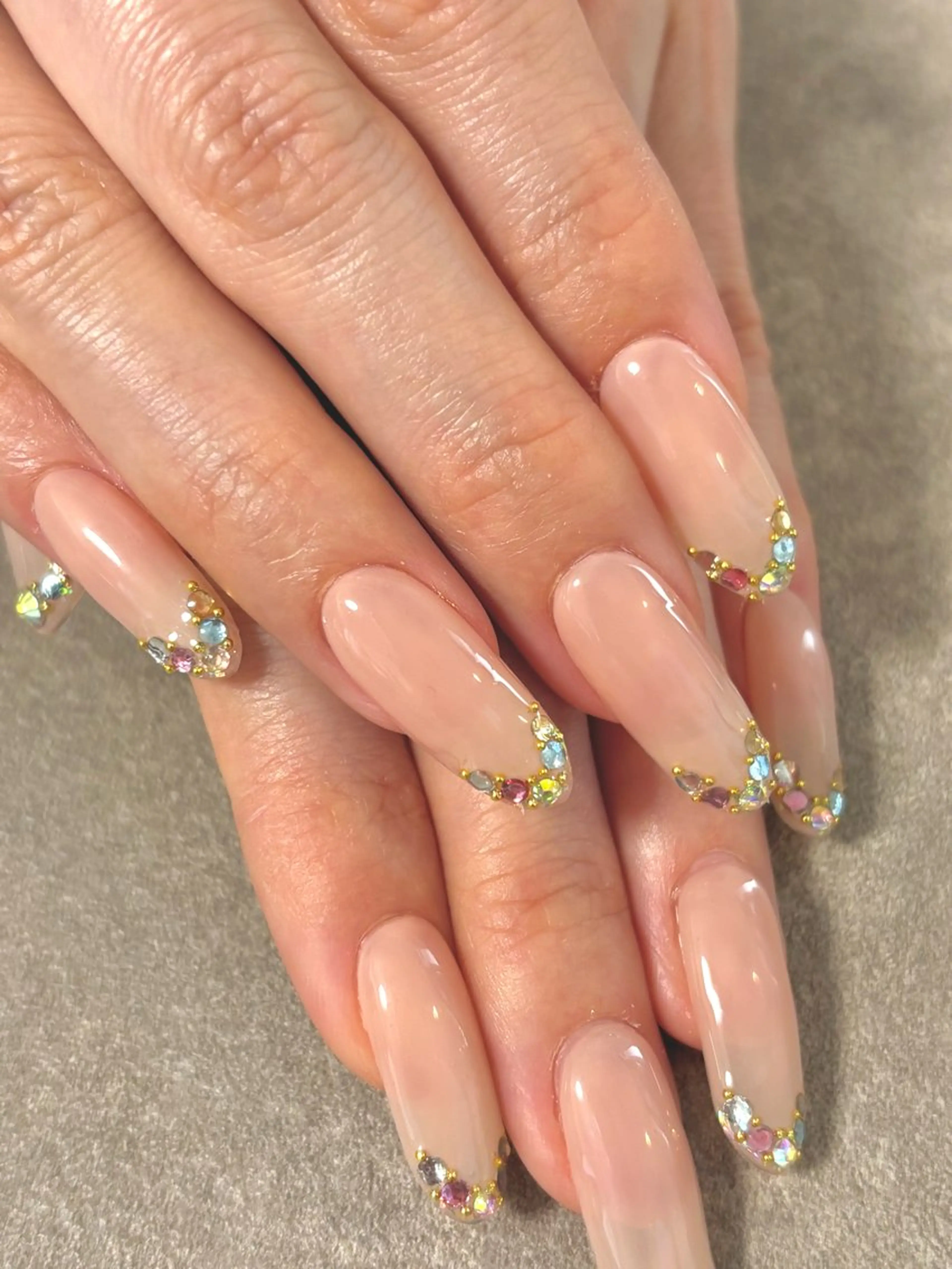 ネイル ネイルチップ ブライダルネイル Nails by MILKのネイルデザイン